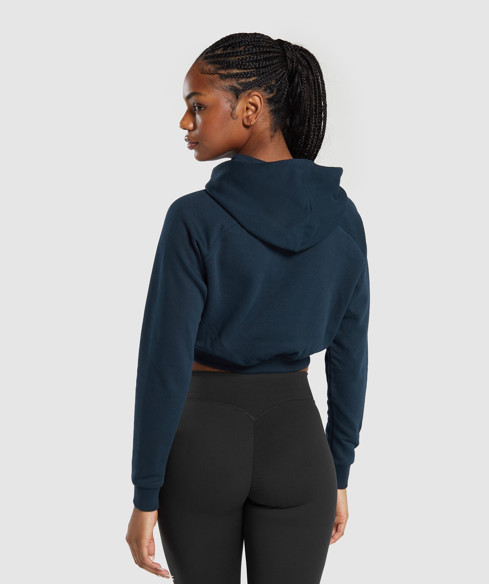 Training Fleece Cropped Hoodie