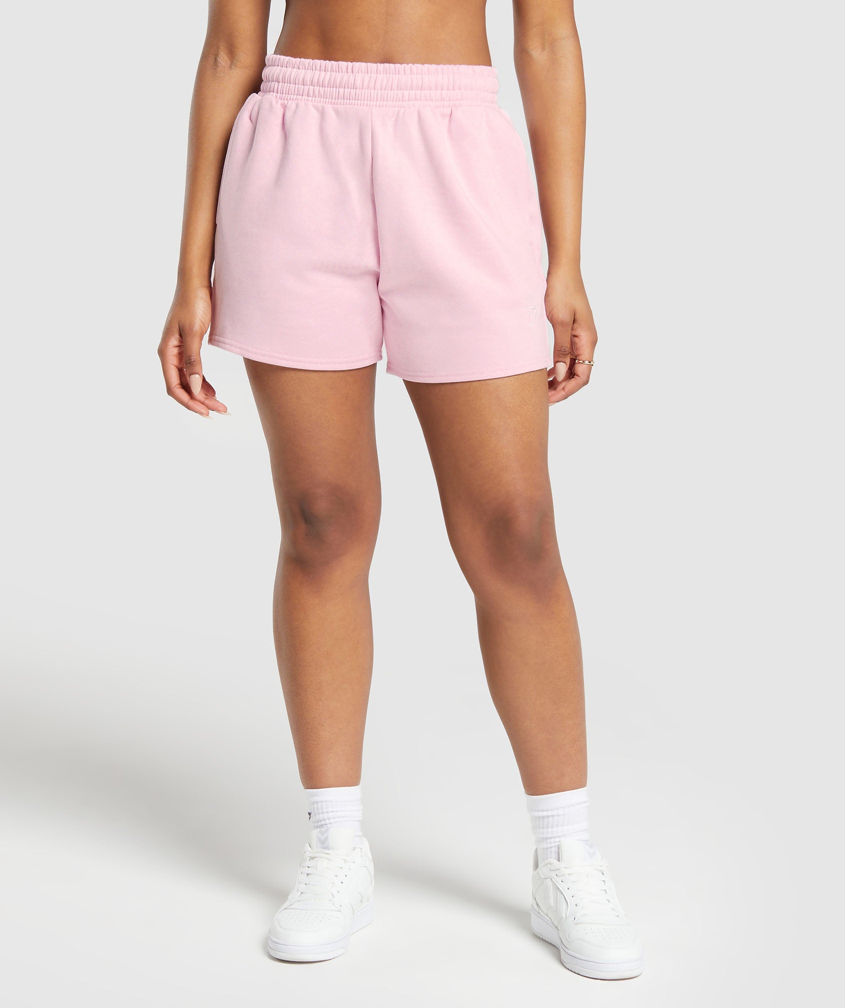 Training Fleece Shorts in Dolly Pink