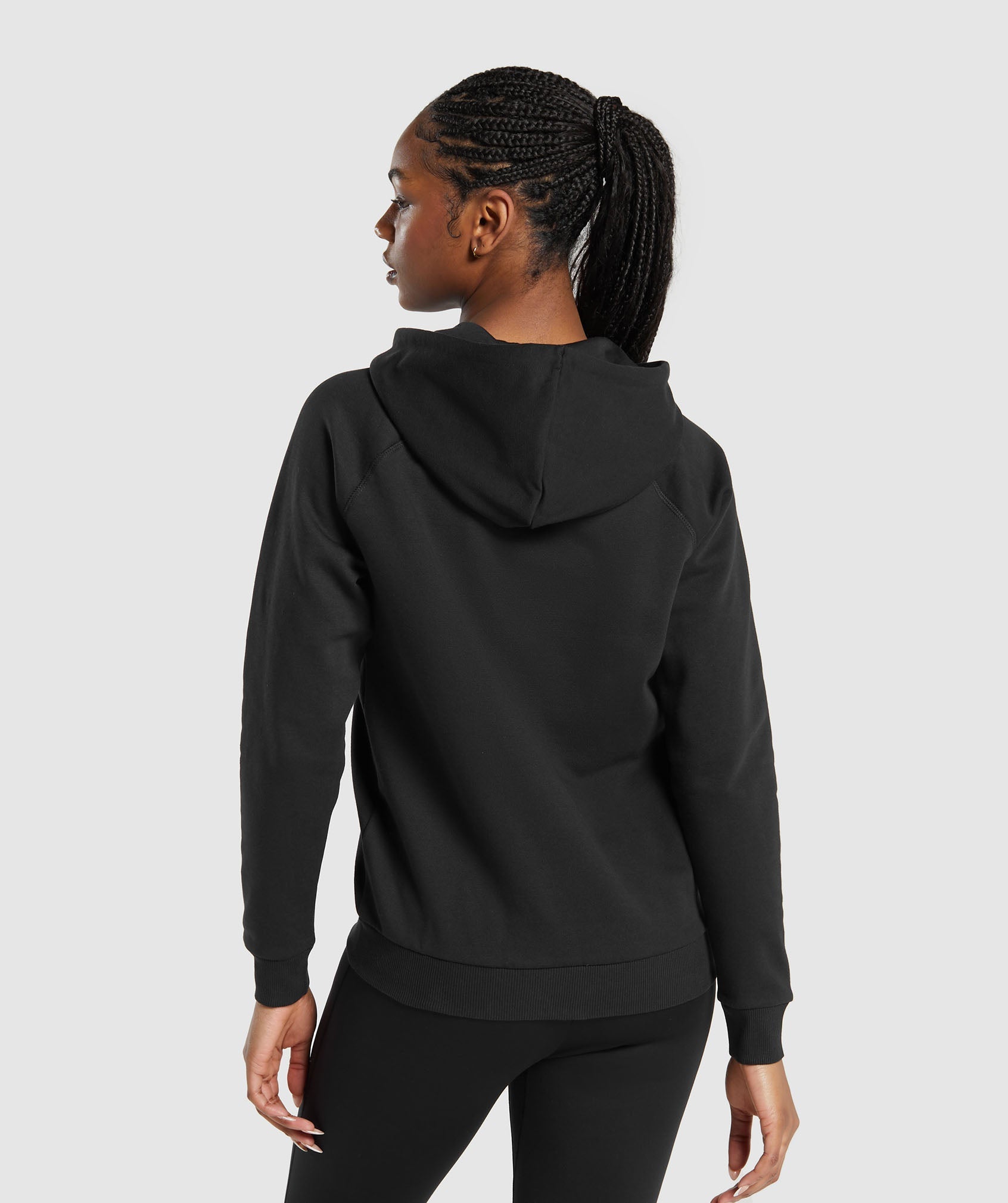 Gymshark Thermal Fleece 1/4 Zip Pullover - Black/Pitch Grey