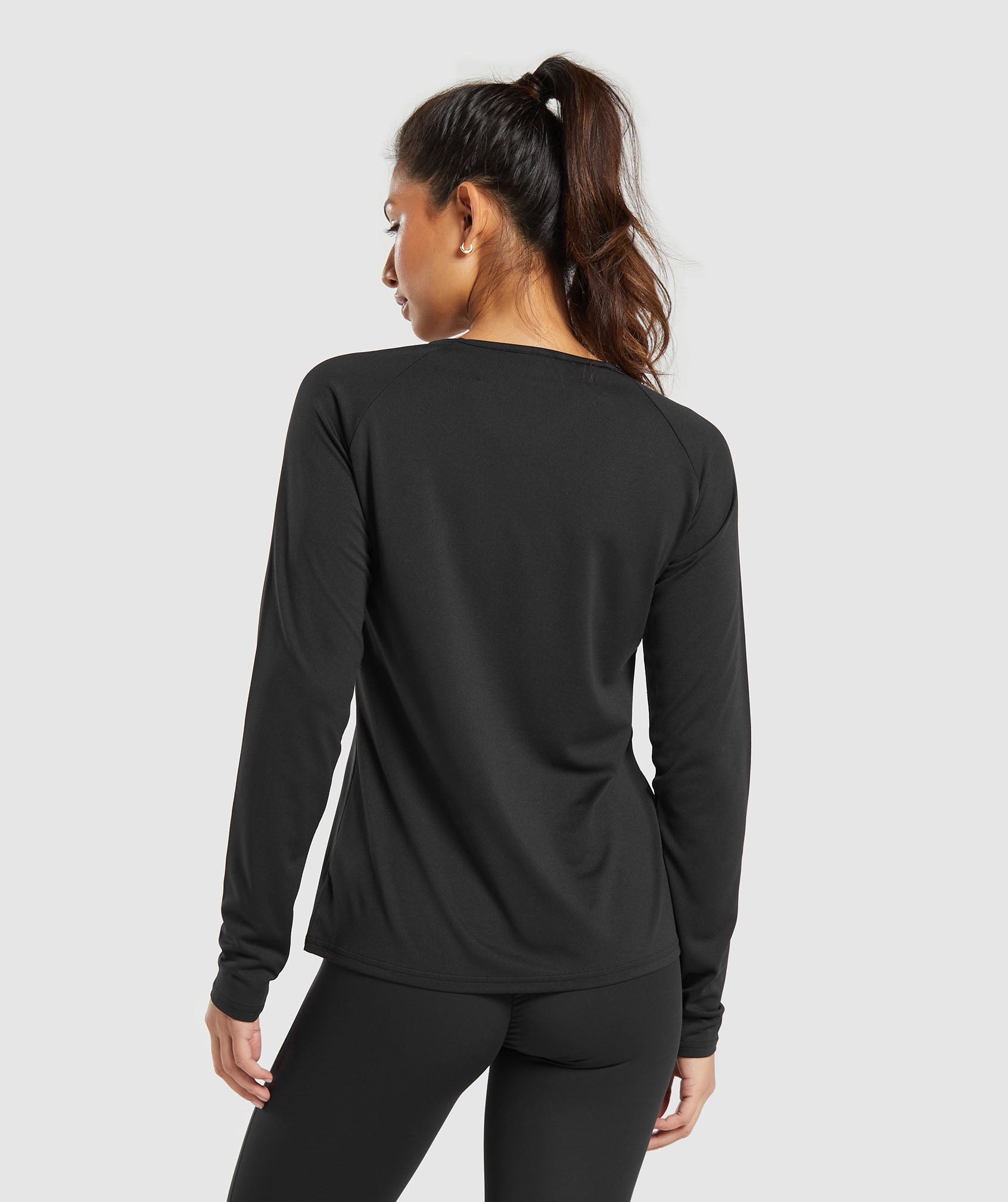 Training Long Sleeve Top in Black - view 2