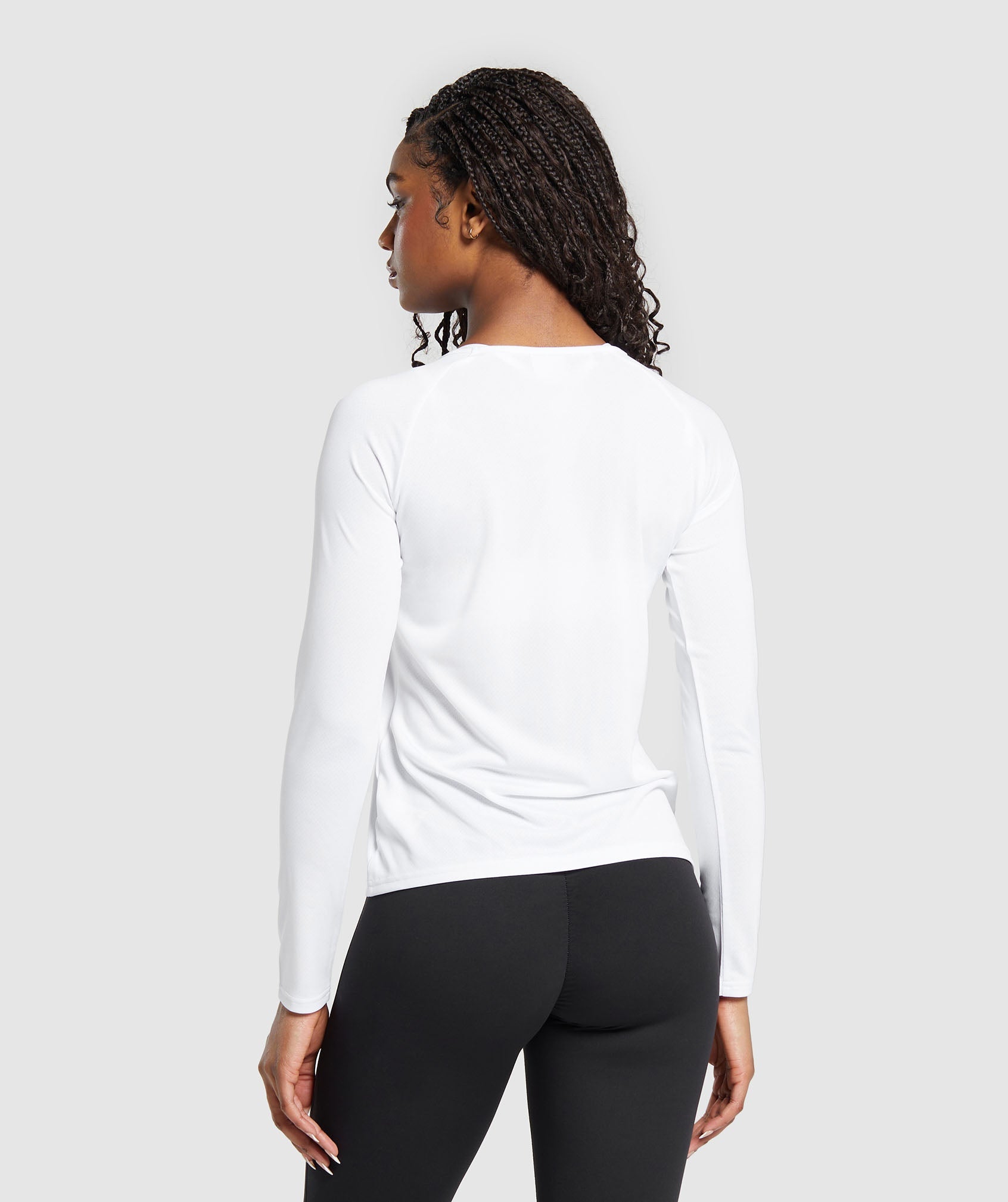 Training Long Sleeve Top in White - view 2