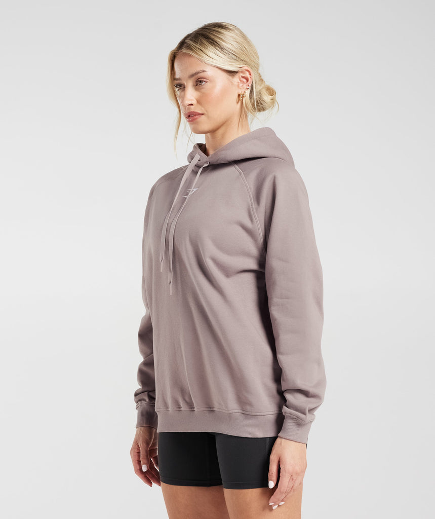 Gymshark Training Oversized Fleece Hoodie - Washed Mauve | Gymshark