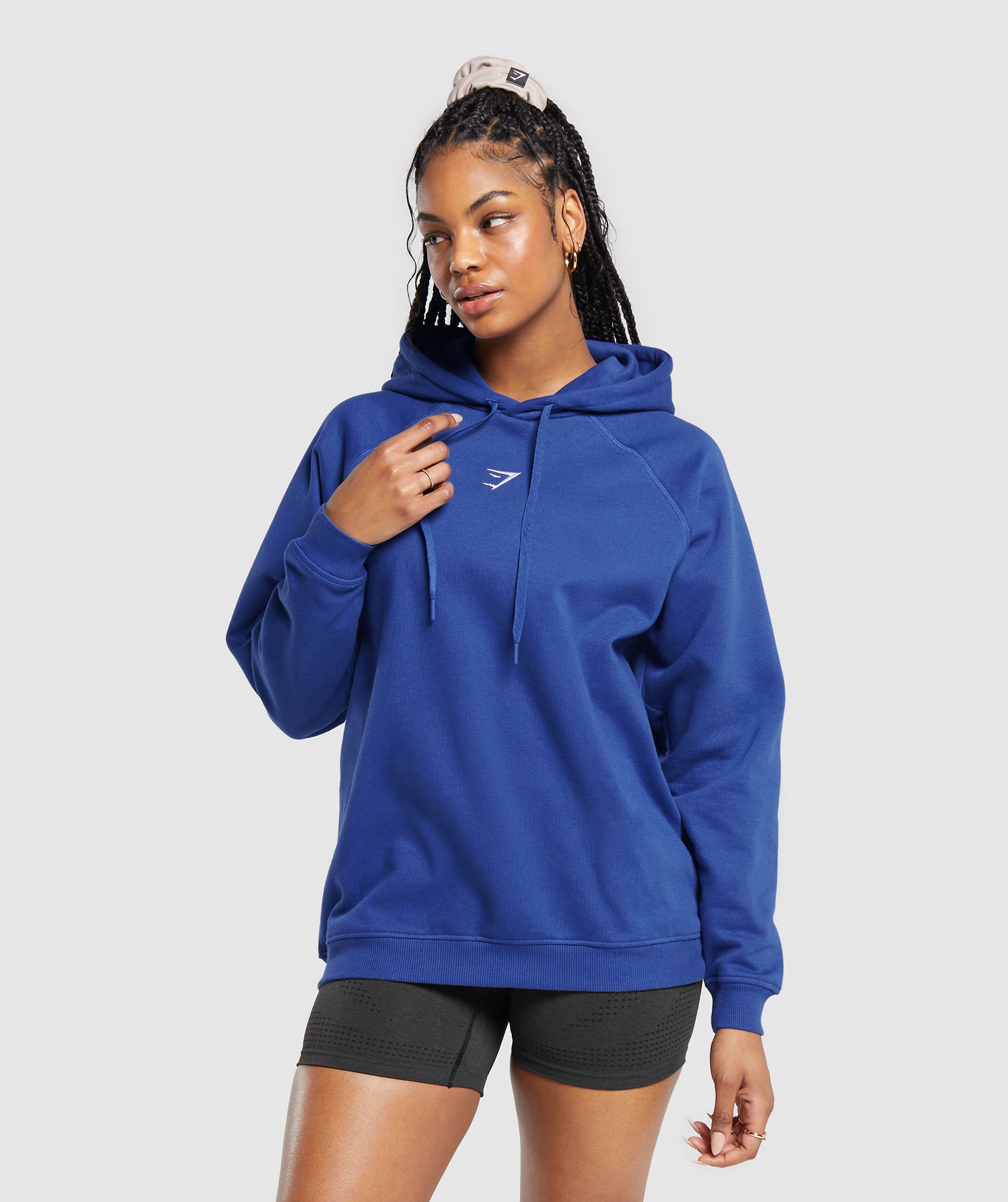 Training Oversized Fleece Hoodie in Wave Blue is out of stock