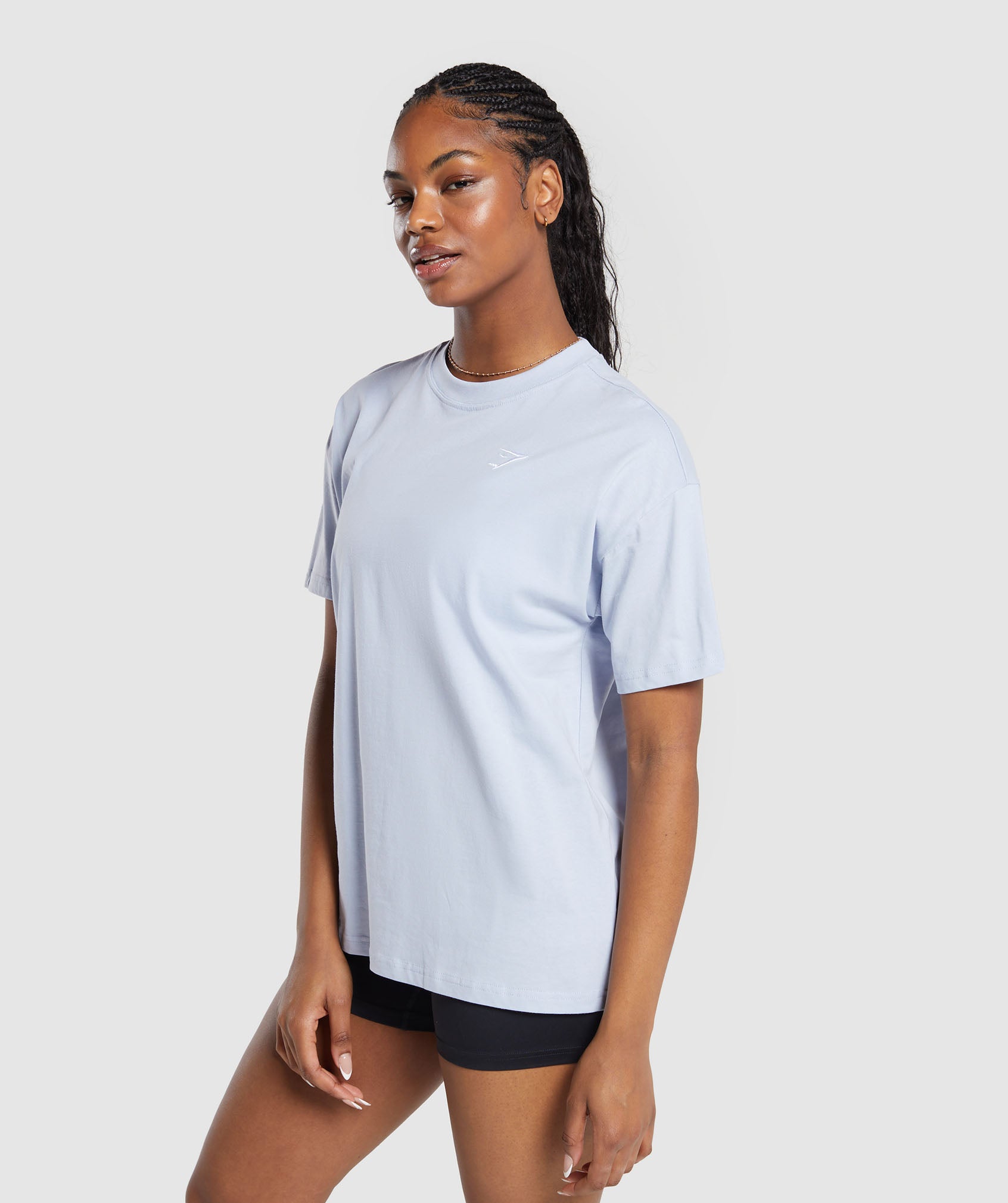 Training Oversized T-Shirt in Silver Lilac - view 3
