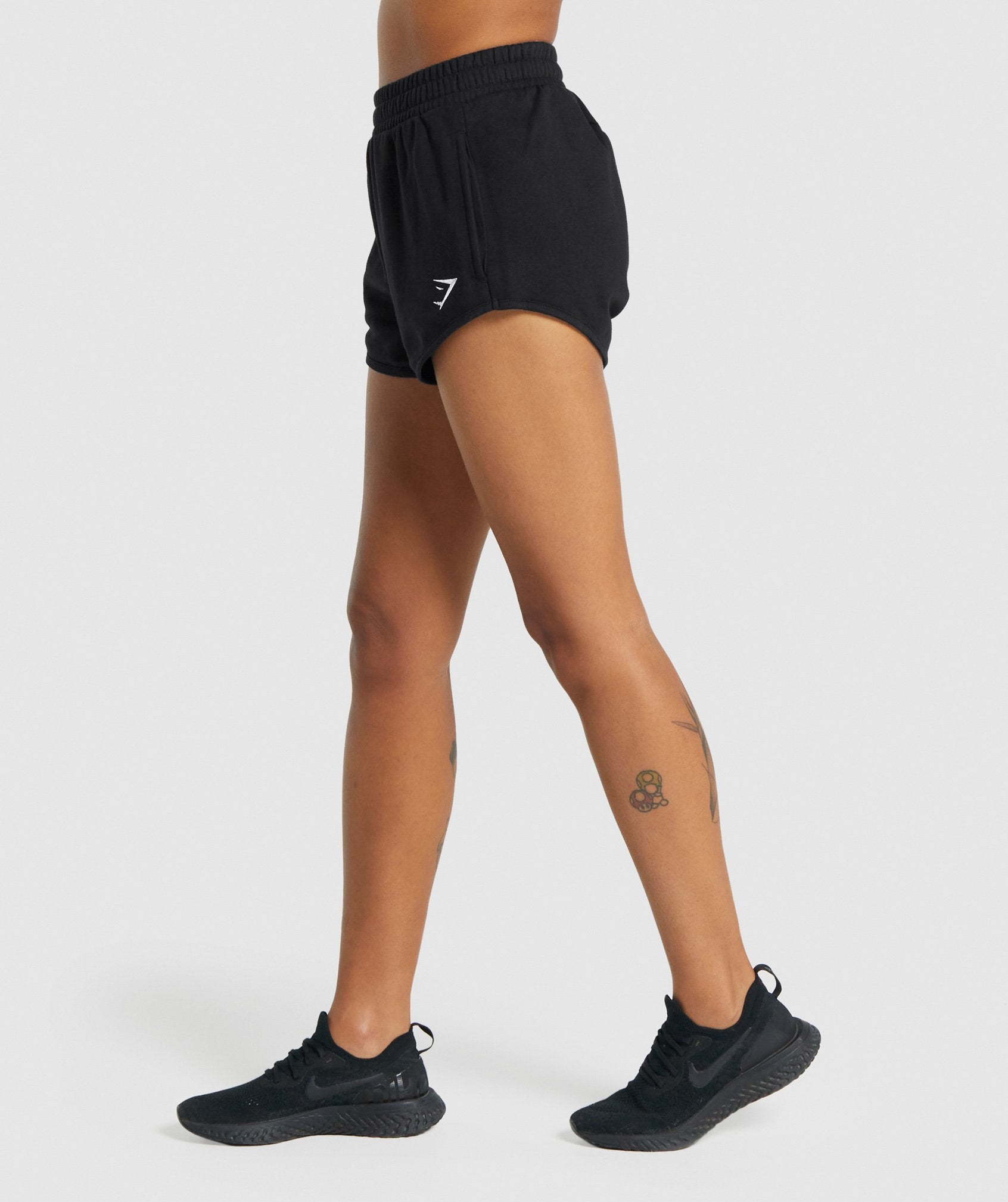 Training Sweat Shorts in Black - view 3