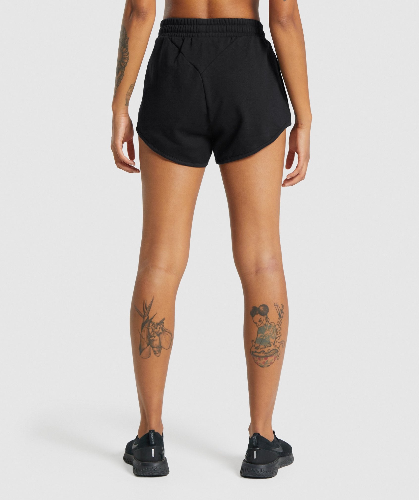 Gymshark Trainning Sweat Shorts- Black Women