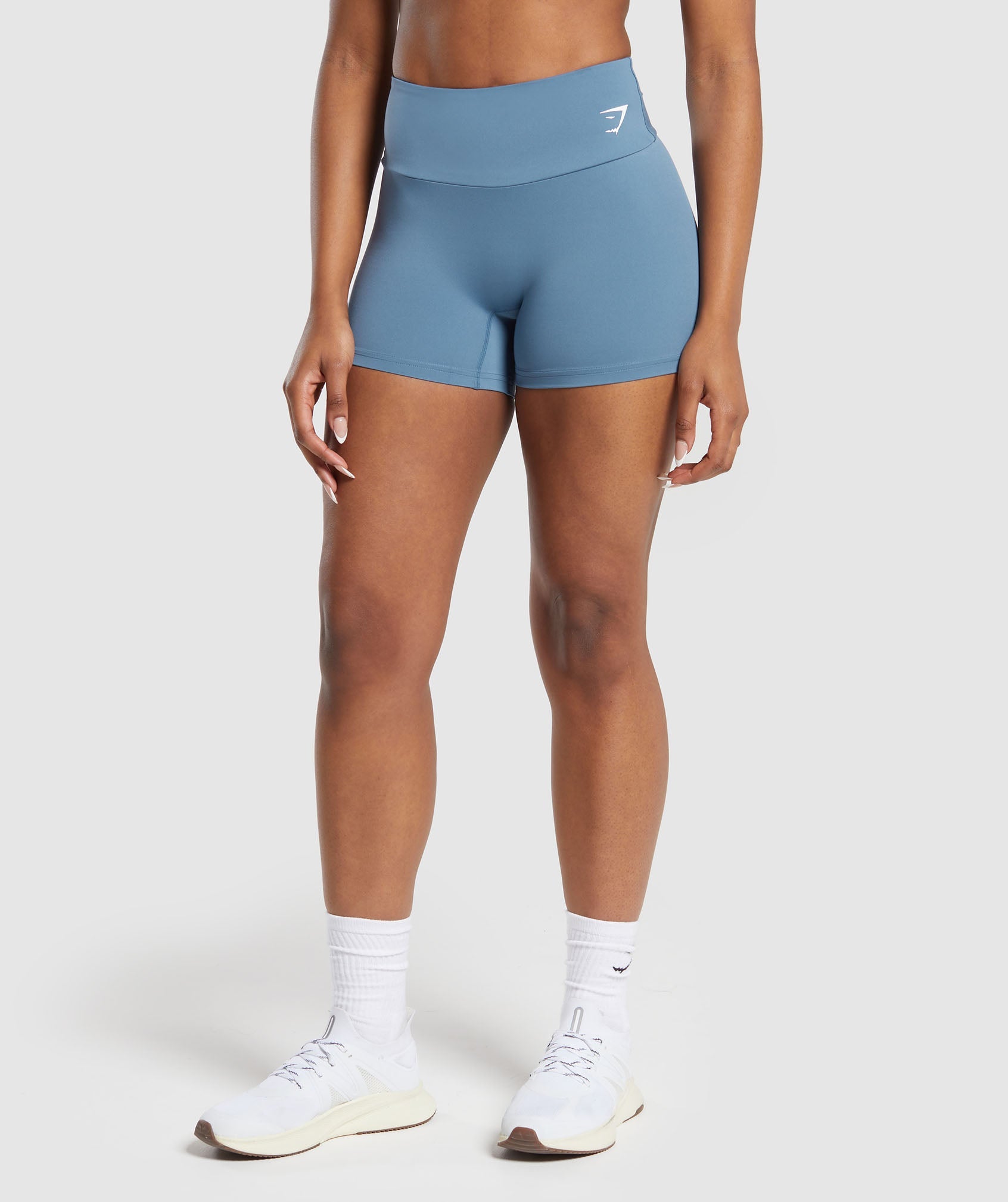 Cor Sólida Nude Yoga Align Shorts Lu 64 Cintura Alta Quadril Apertado  Elástico Treinamento Feminino Calças Quentes Correndo Fitness Esporte  Motociclista Golfe Tênis Treino Leggings De $87,27