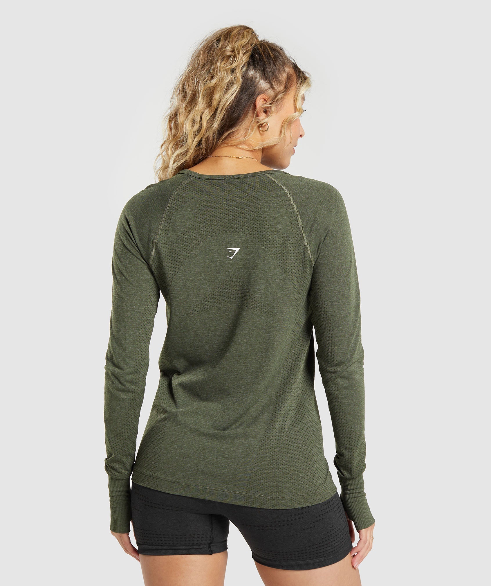 Gymshark Vital Seamless 2.0 Light T-Shirt - Woodland Green Marl