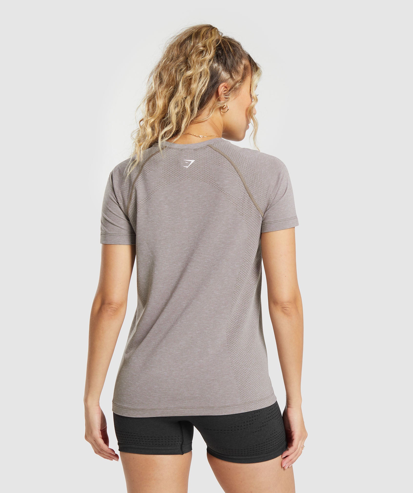 Gymshark Vital Seamless 2.0 Light T-Shirt - Woodland Green Marl