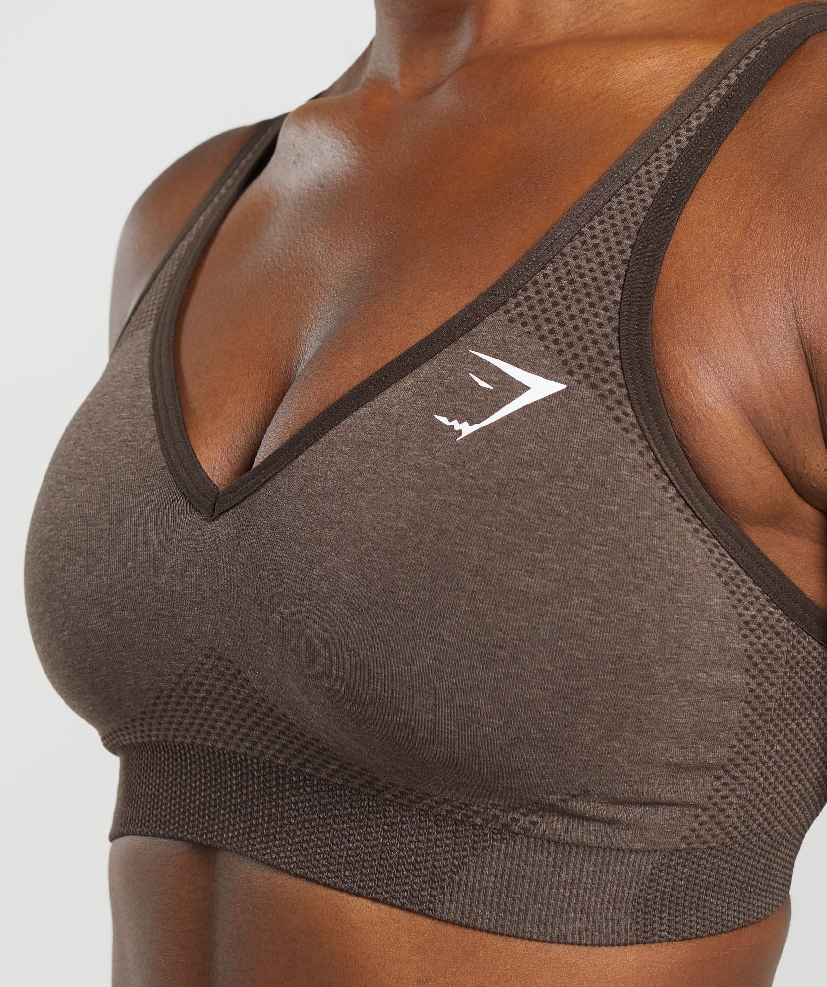 Shop Gymshark Breeze Lightweight Seamless Sports Bra - Black - Dick Smith