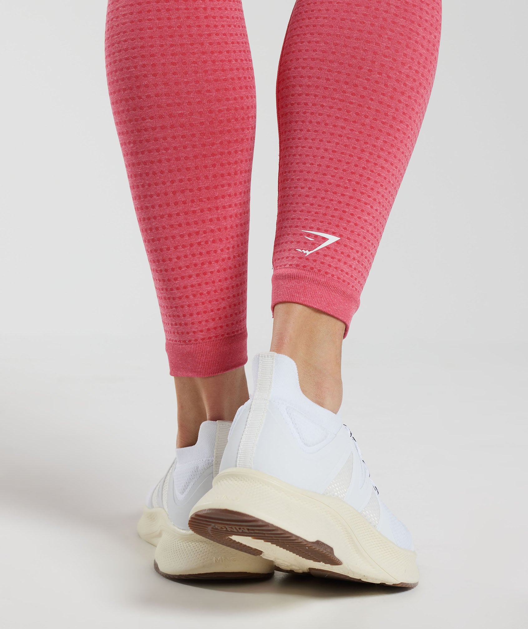 HIIT logo seamless leggings in pink marl