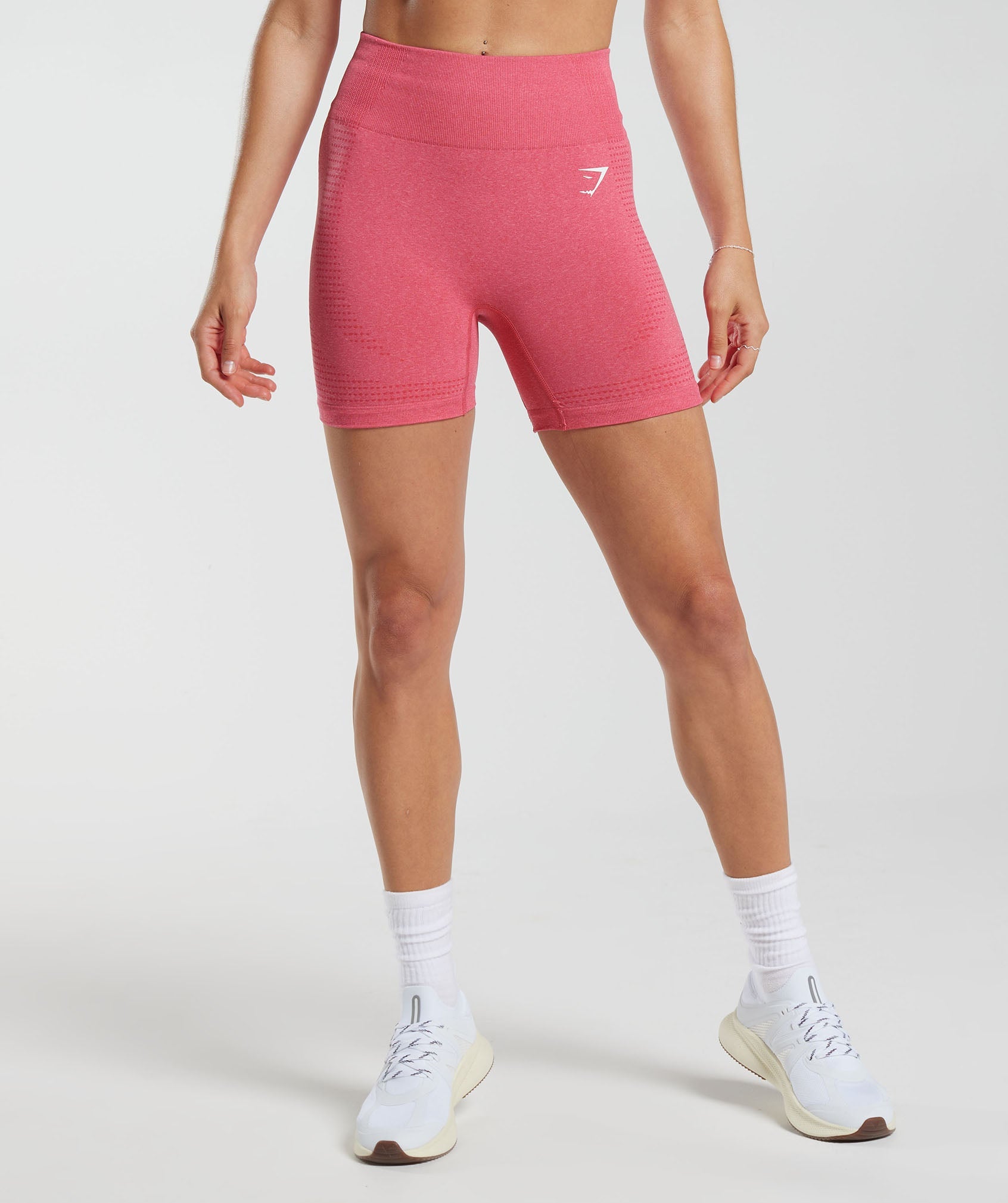 Vital Seamless 2.0 Shorts in Bright Fuchsia Marl