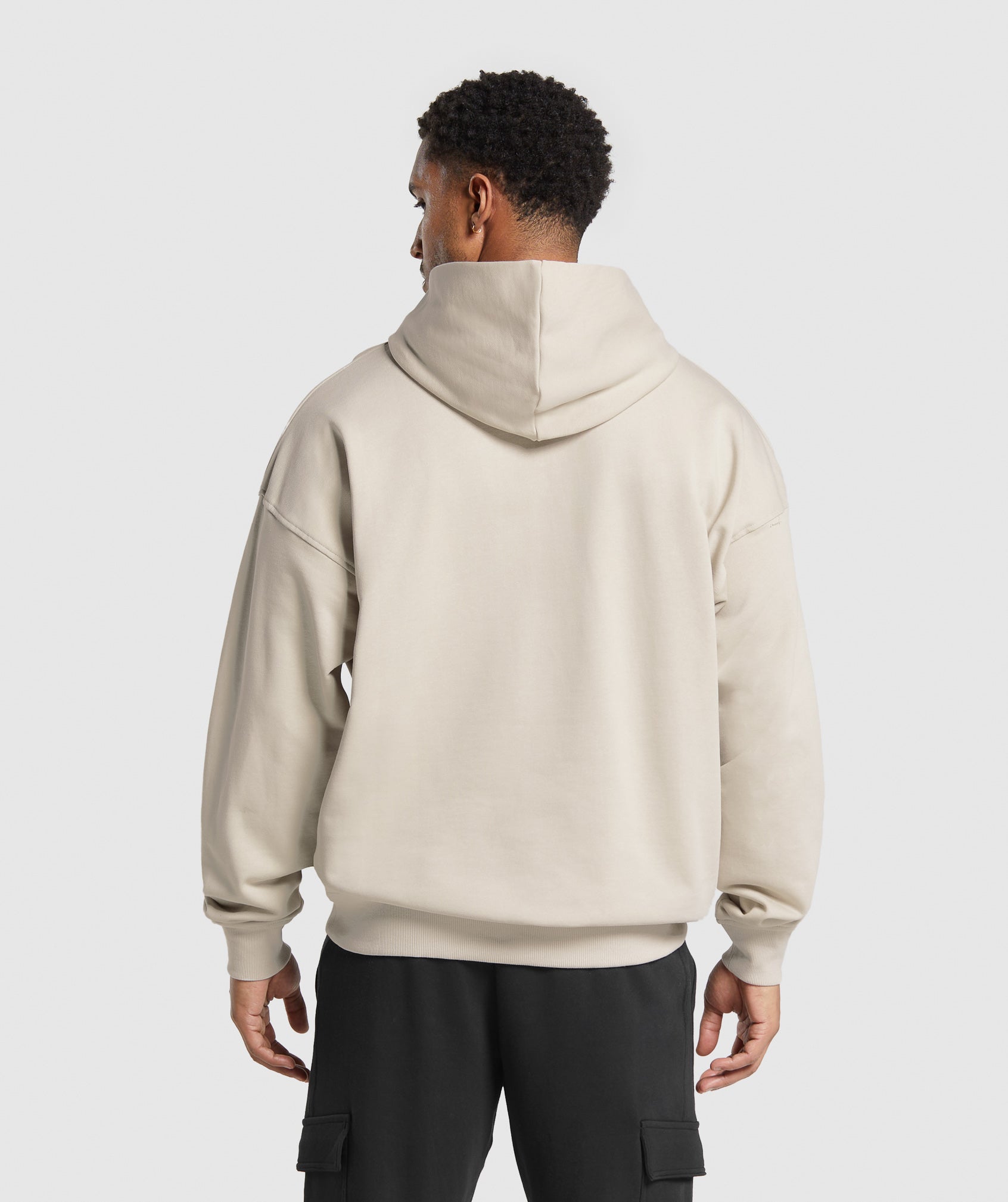 Stacked Hoodie in Pebble Grey - view 2