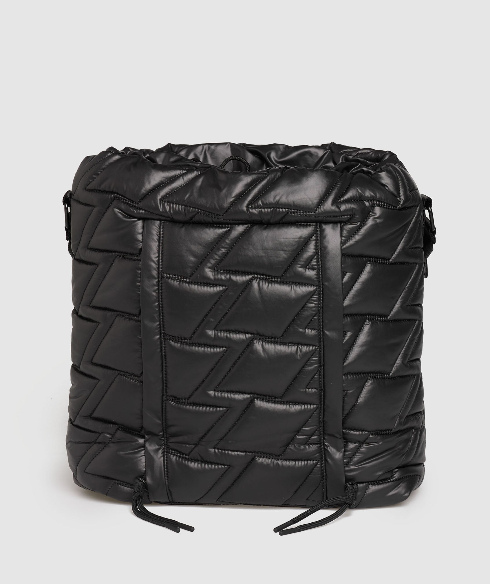 Quilted Yoga Tote in Black - view 3
