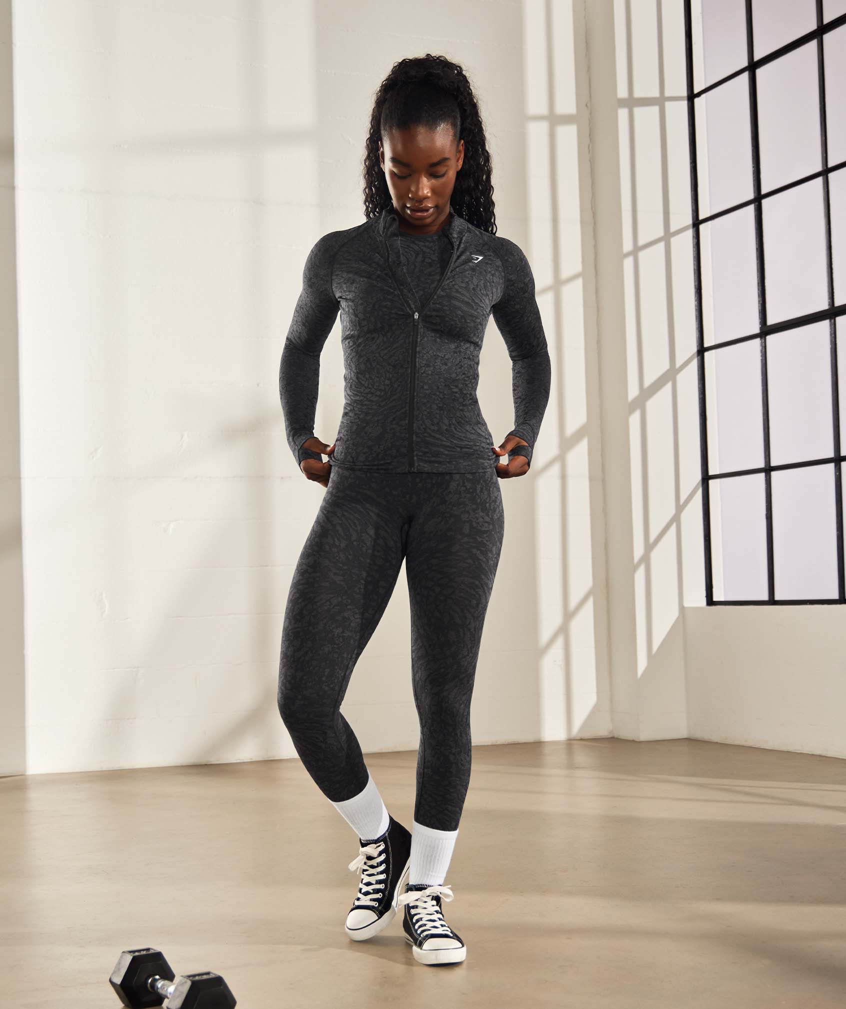 Gymshark Adapt Animal Womens Training Jacket - Grey – Start Fitness