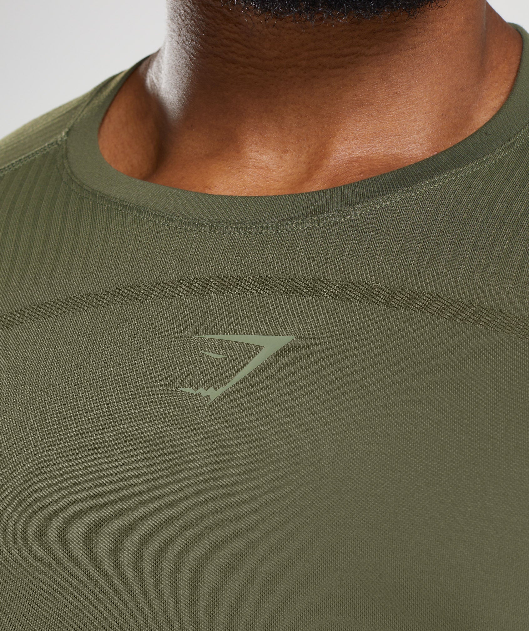 Gymshark Training Long Sleeve Top - Deep Olive Green