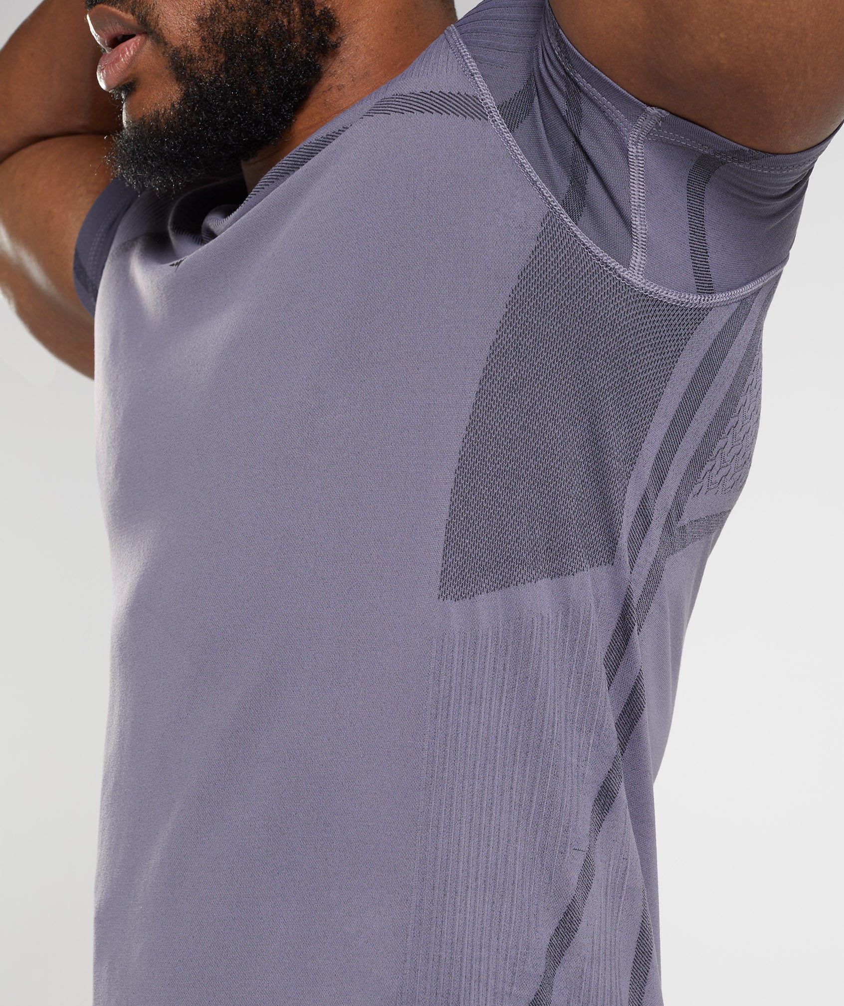 315 Seamless T-Shirt in Mercury Purple/Black