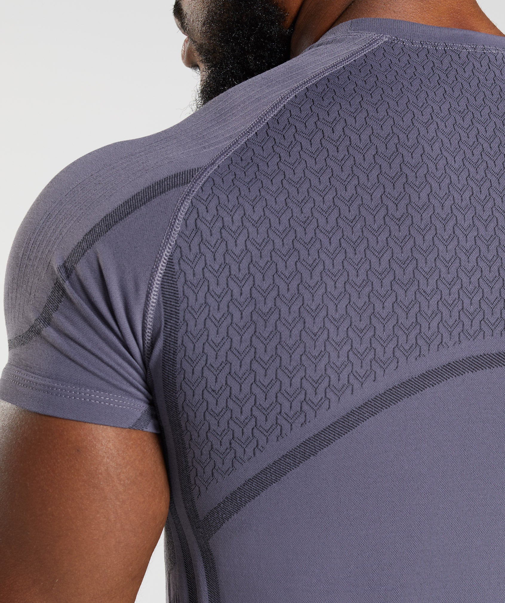 Gymshark 315 Seamless T-Shirt - Mercury Purple/Black