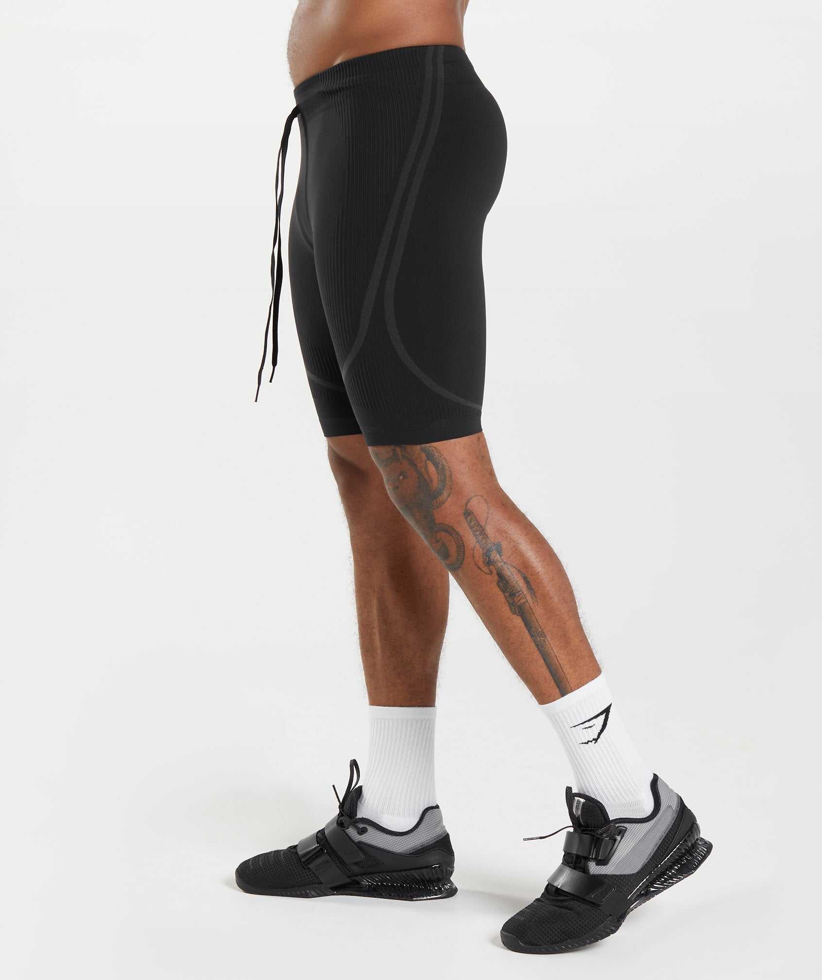 New Take Five Base Layer Mens Compression Skin Tights 033 Gray Sports  Shorts - CN11K0B4UKR Size Small