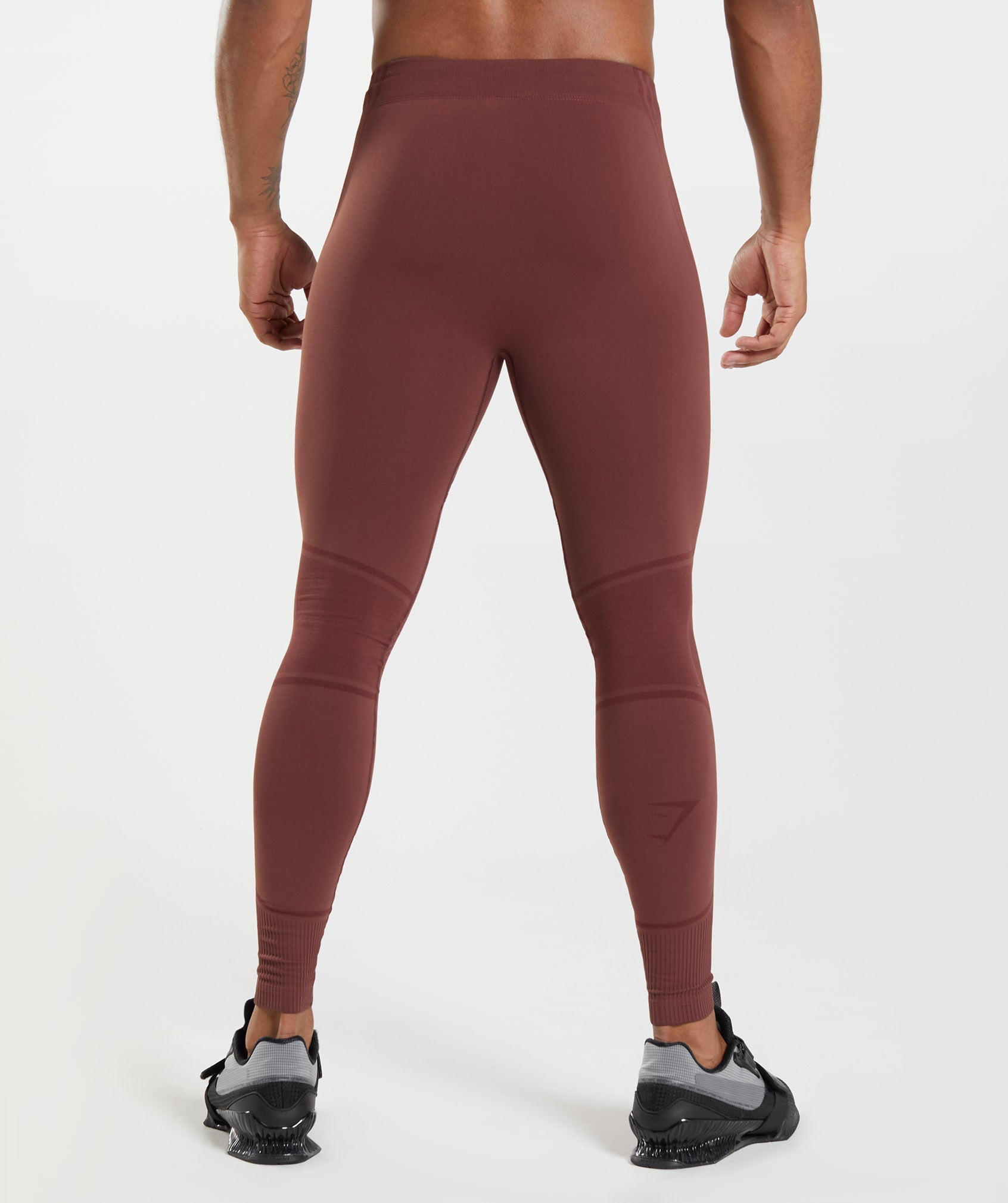 Gymshark 315 Seamless Tights - Cherry Brown/Athletic Maroon