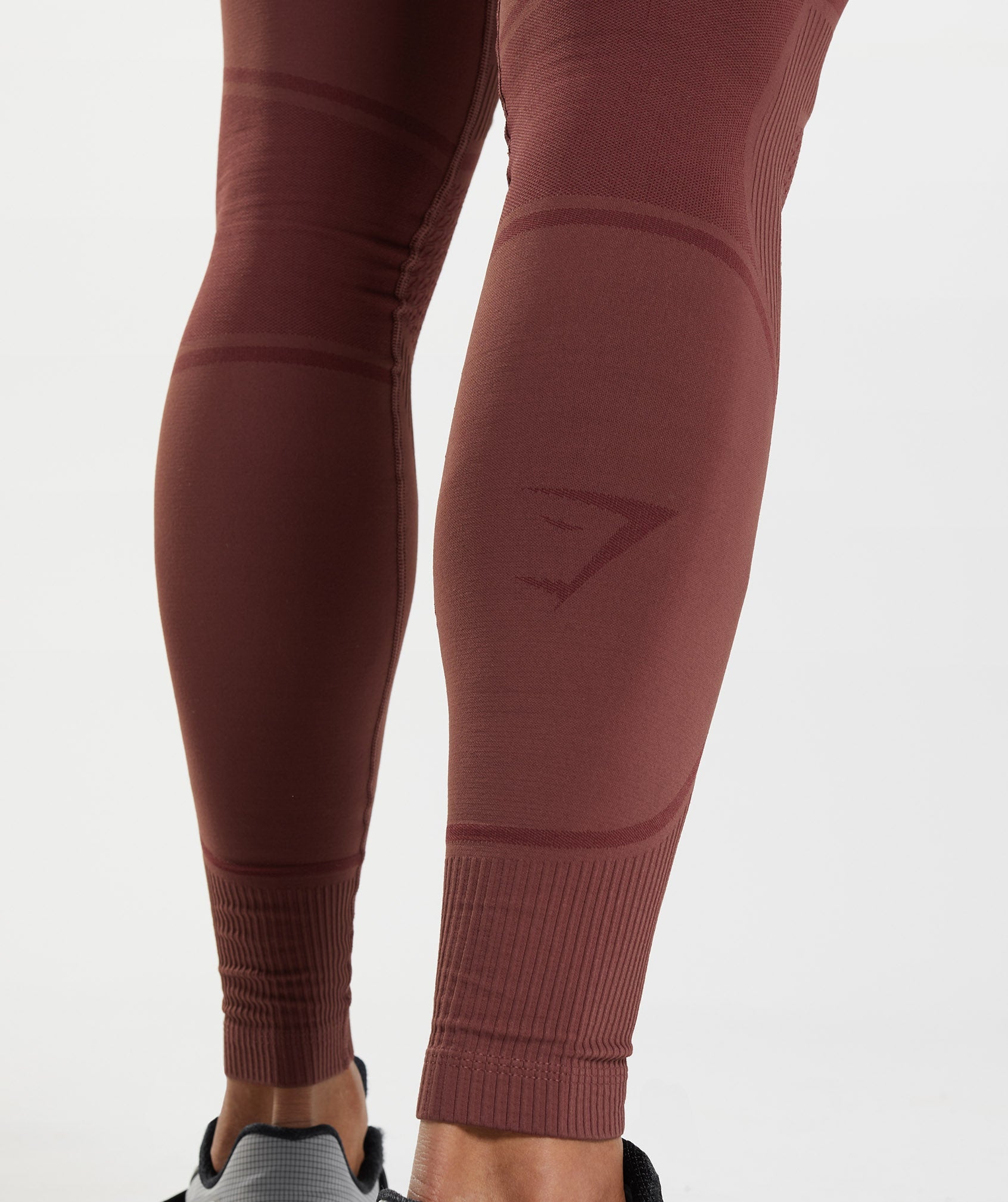 315 Seamless Tights in Cherry Brown/Athletic Maroon - view 6
