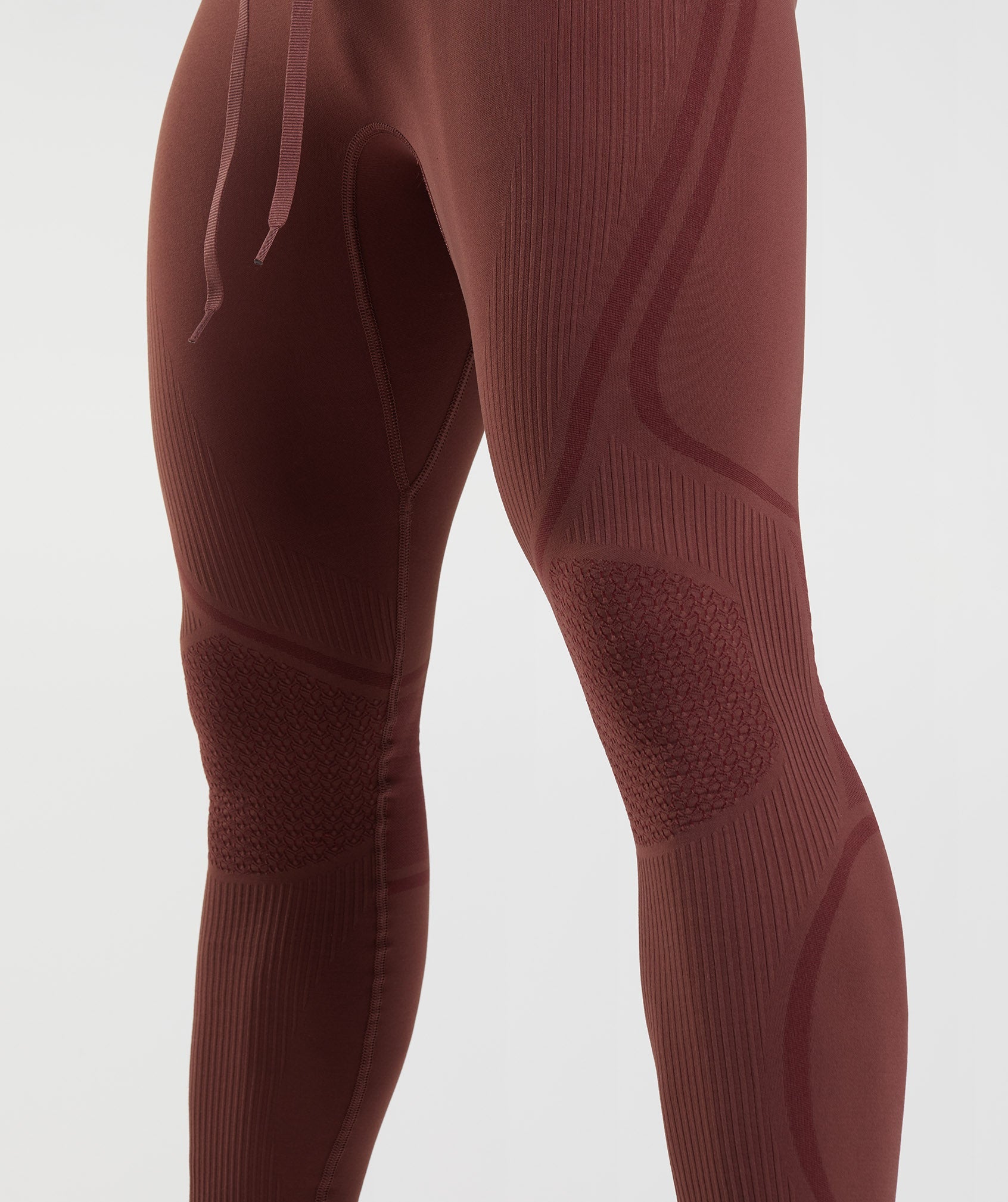 315 Seamless Tights in Cherry Brown/Athletic Maroon - view 7