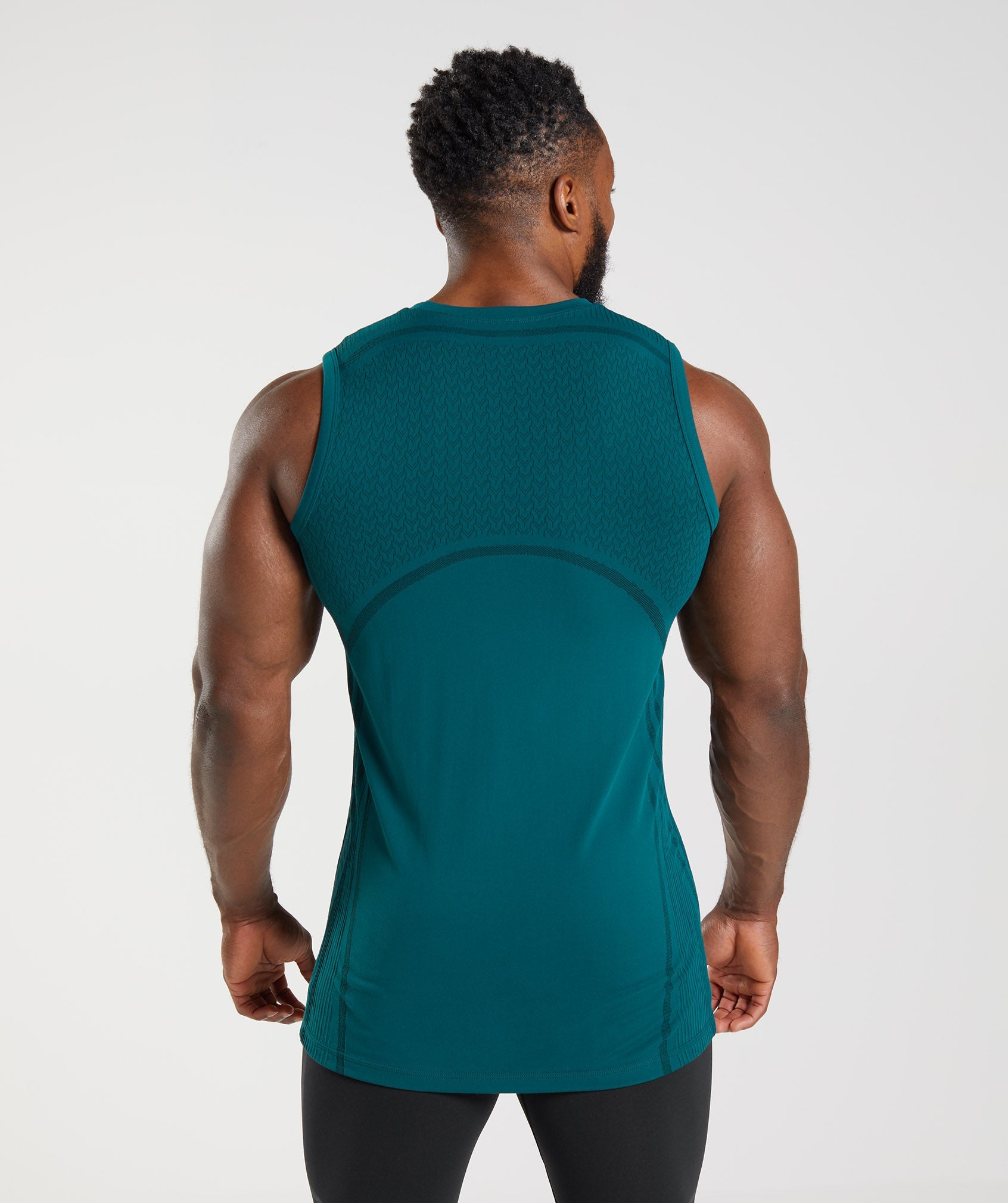 315 Seamless Tank in Winter Teal/Black - view 2