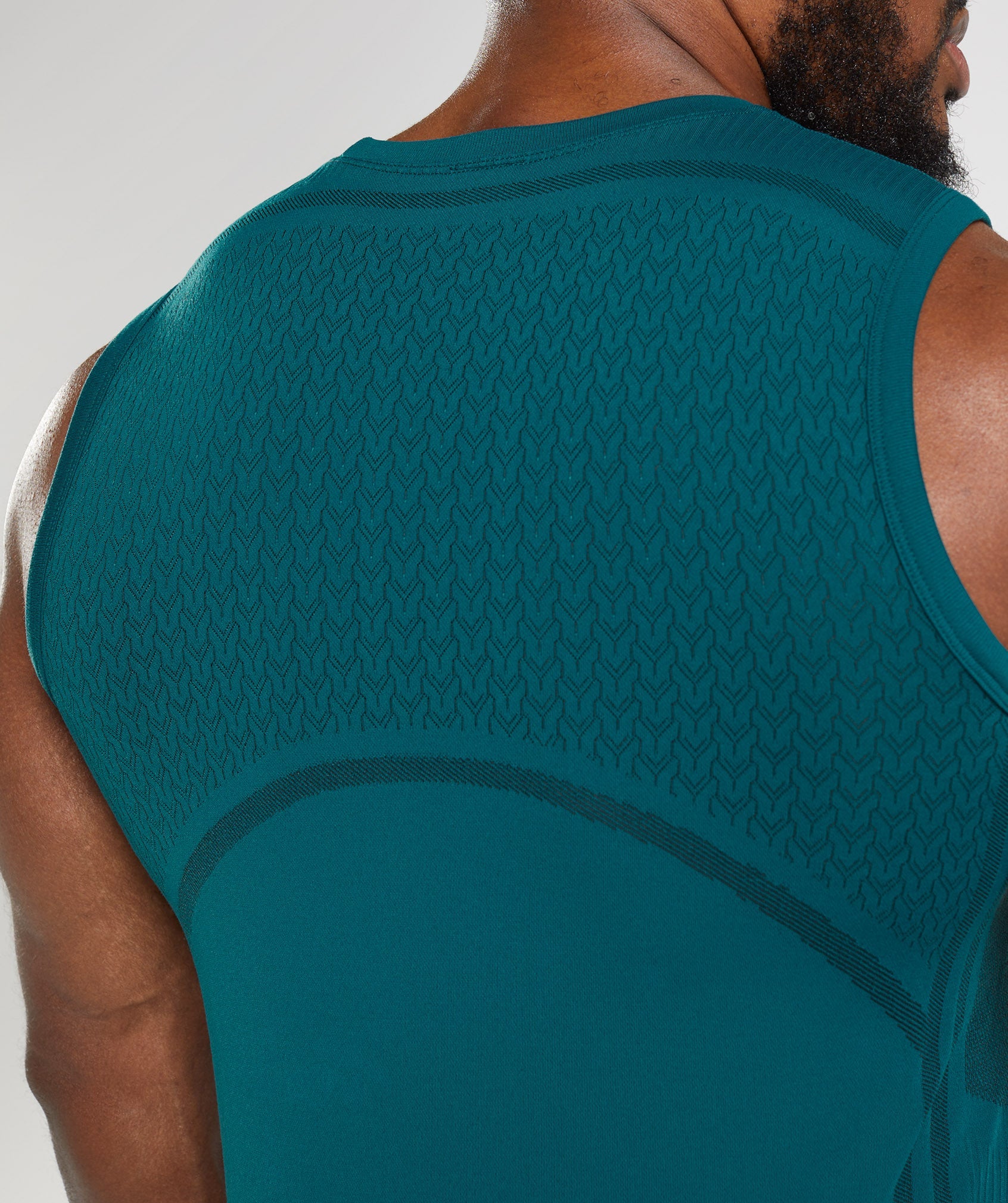 Gymshark Sport Seamless Tank - Navy/Denim Teal