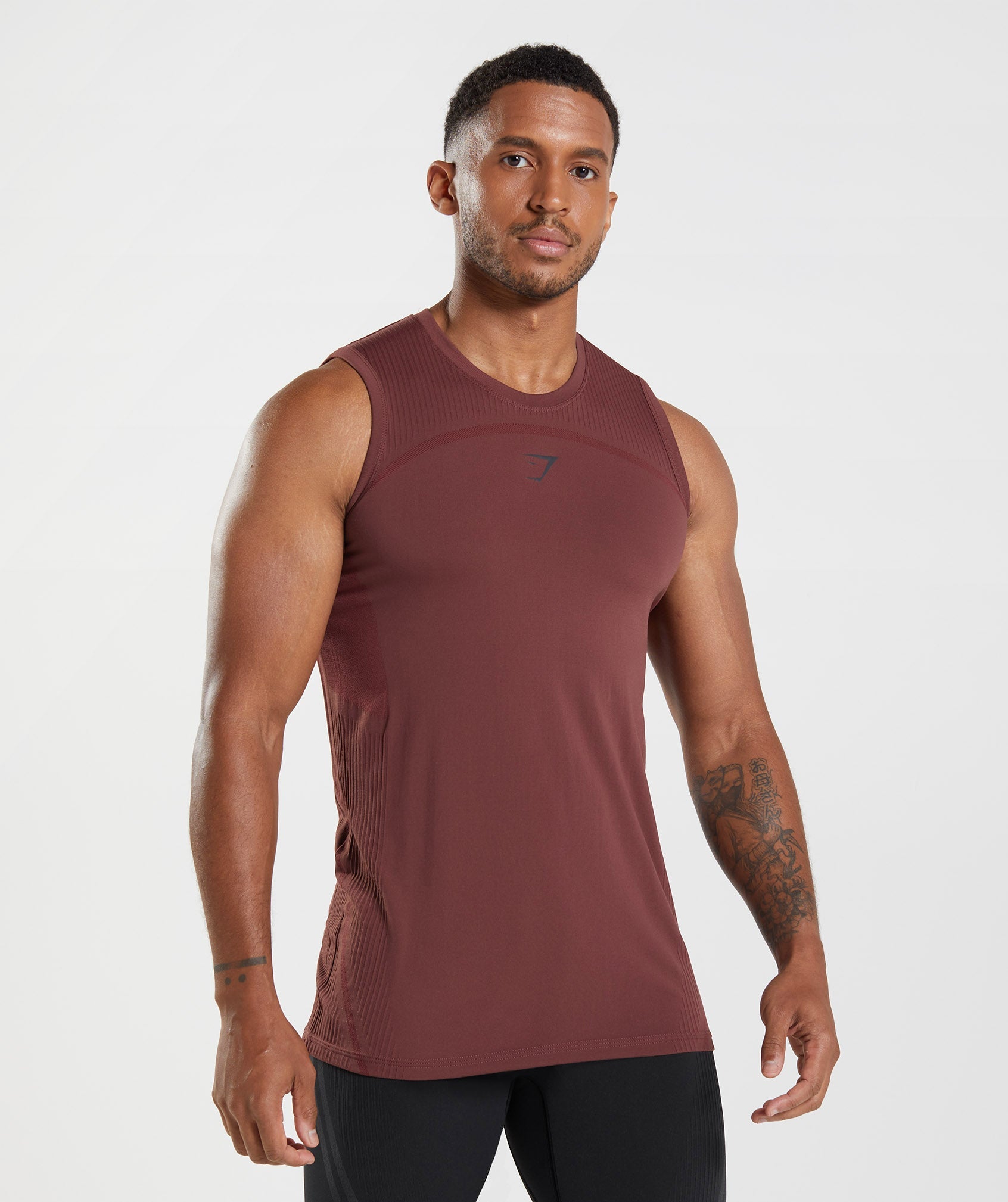 315 Seamless Tank in Cherry Brown - view 1