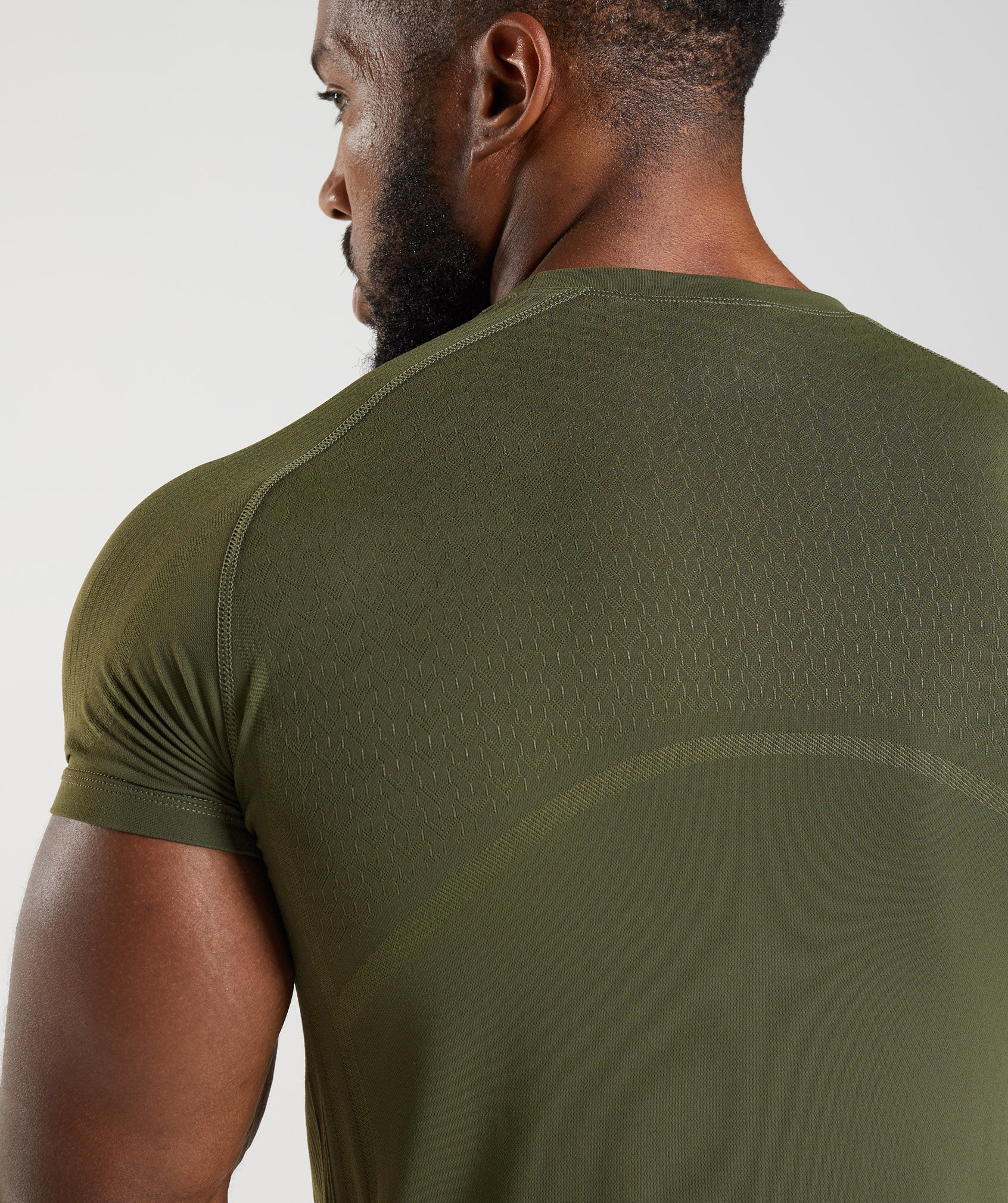 315 Seamless T-Shirt in Core Olive/Marsh Green - view 6