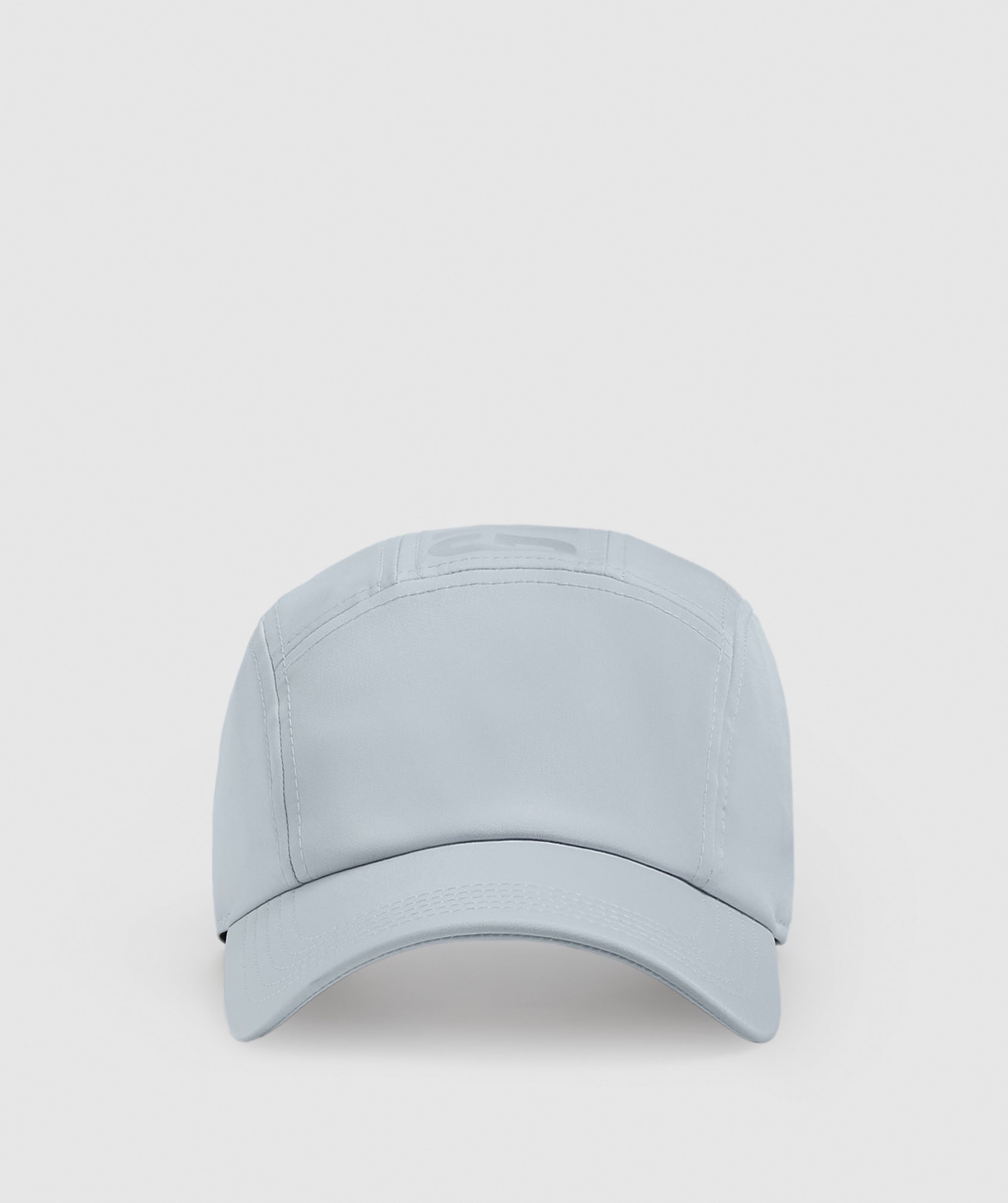 Logo 5 Panel Cap in River Stone Grey - view 1