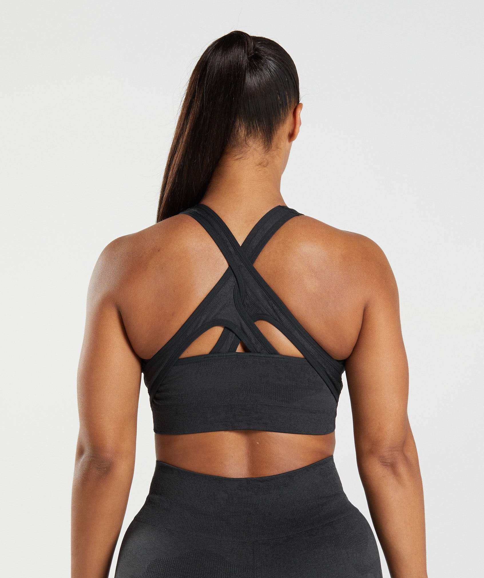 Gymshark High Neck High Support Sports Bra, B/C-E/F - Iguana Green