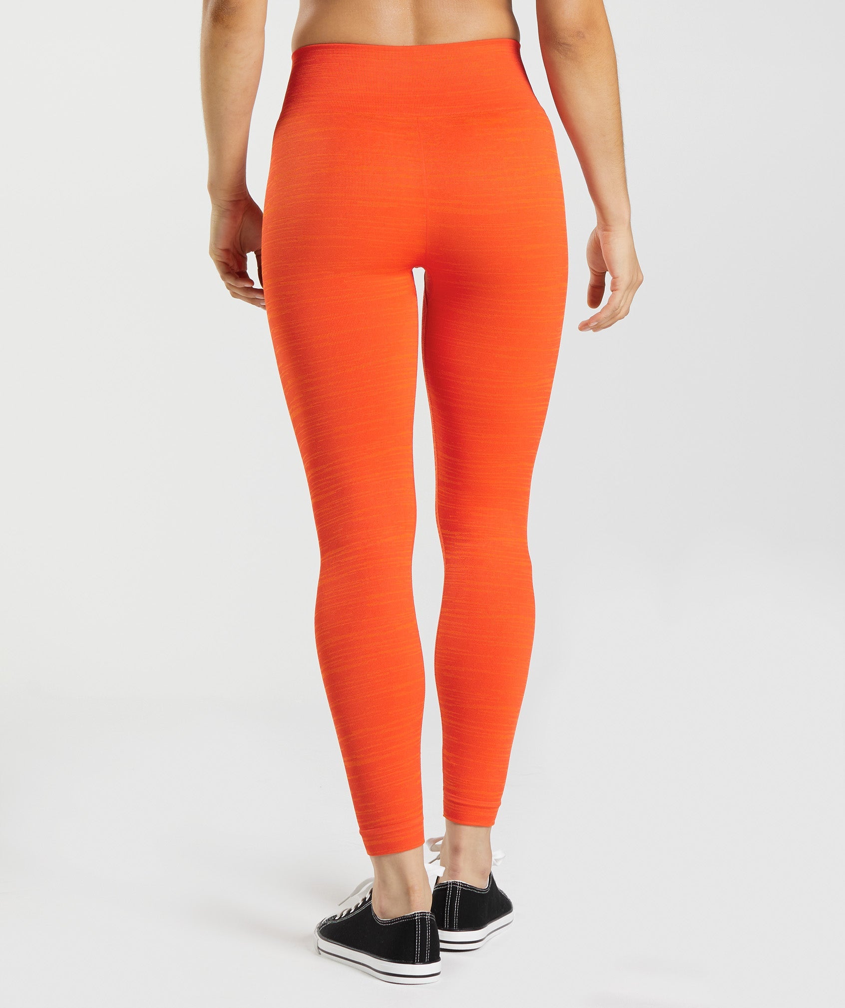 Women's Seamless High-Rise Rib Leggings - All in Motion™ Orange XL