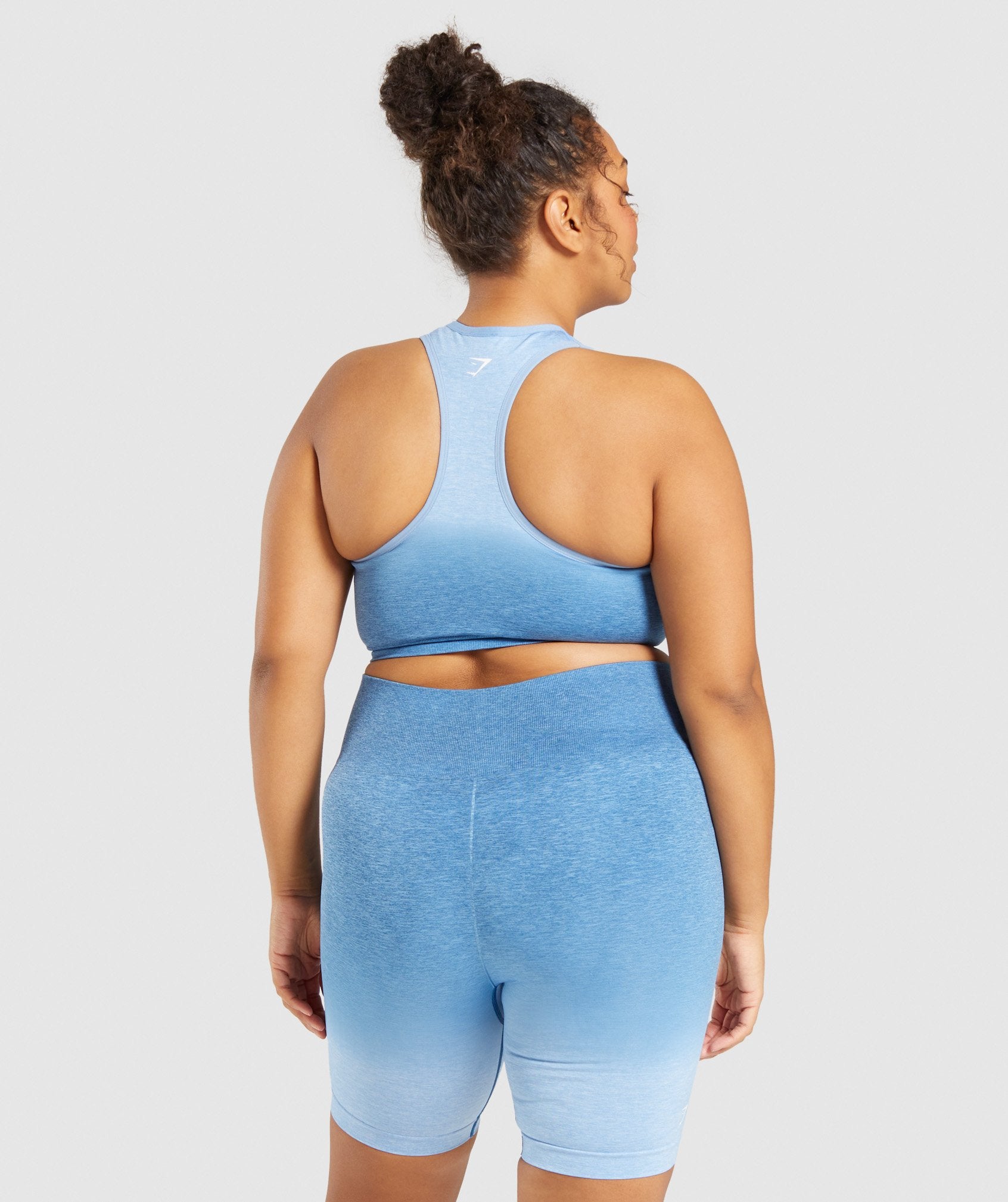 Gymshark Adapt Ombre Seamless Leggings - Light Blue Marl/Light Blue