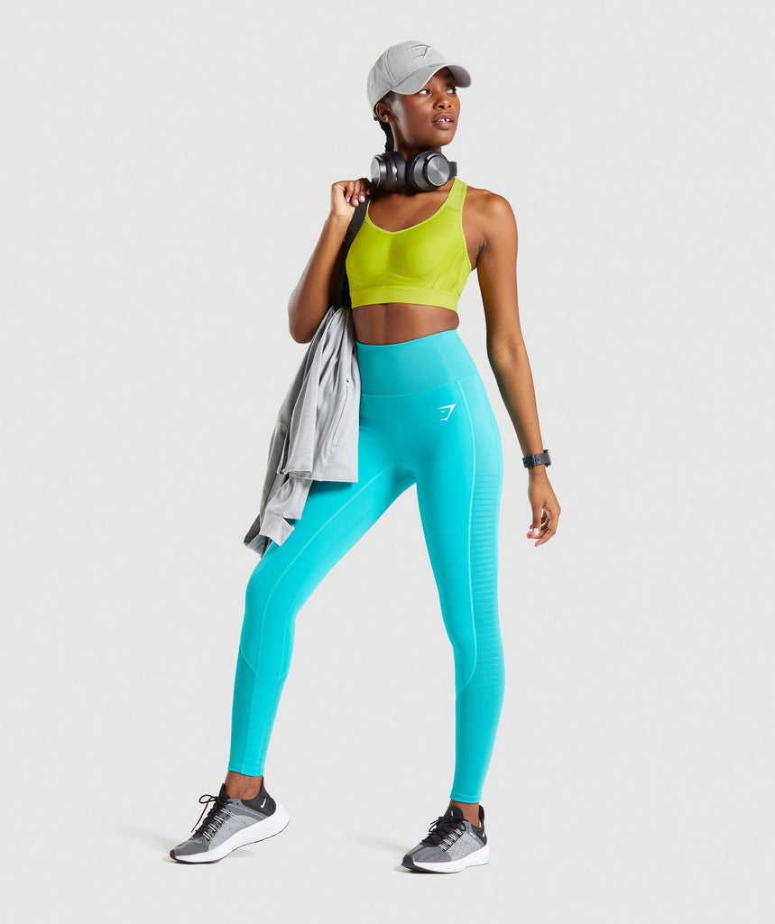 Gymshark Apex Sports Bra - Lime | Gymshark