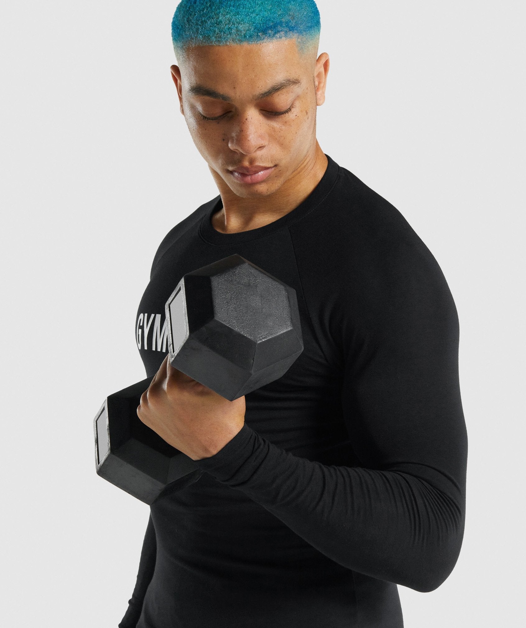 Apollo Long Sleeve T-Shirt in Black - view 6