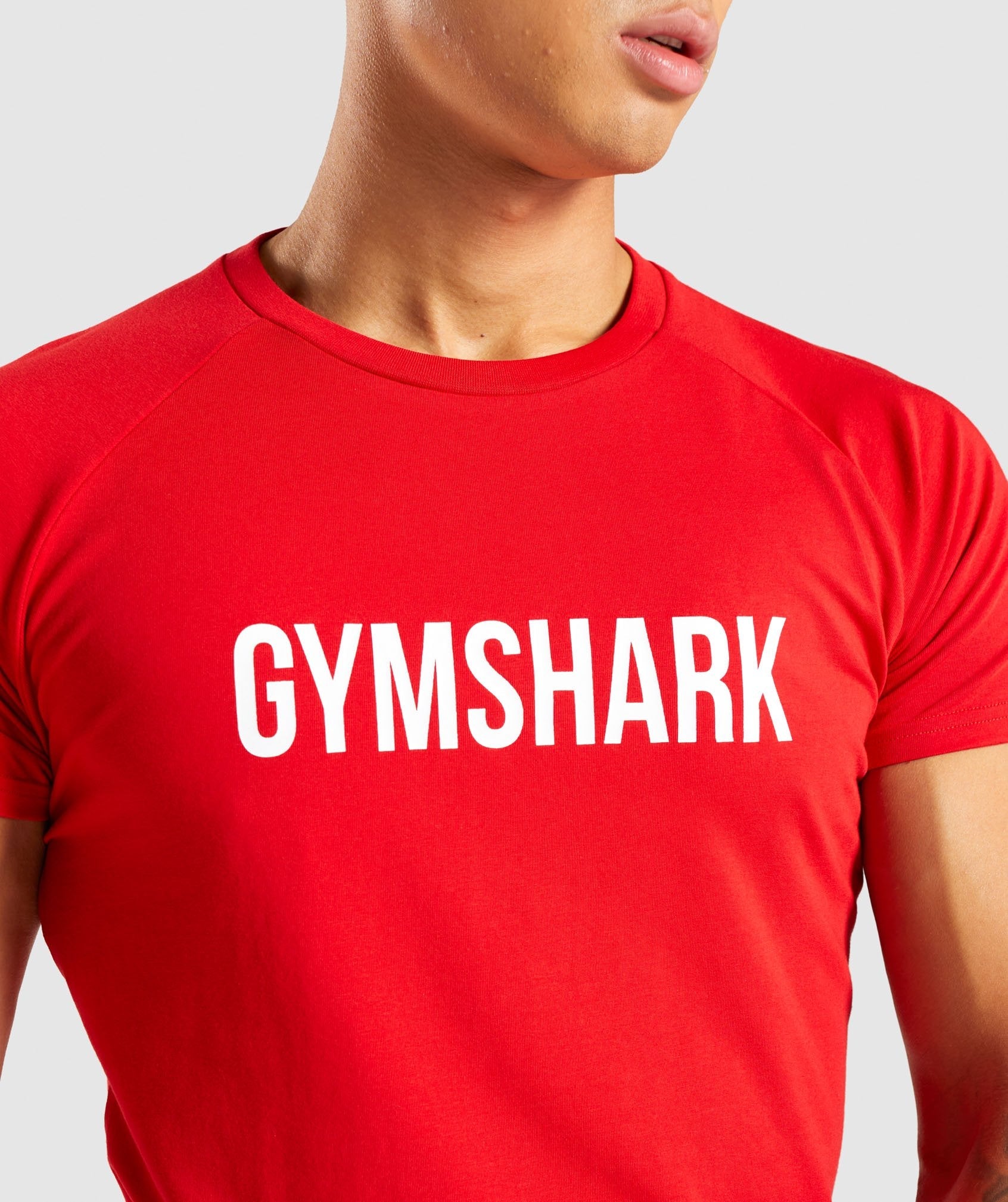 Gymshark Veer T-Shirt - Red Red Homme