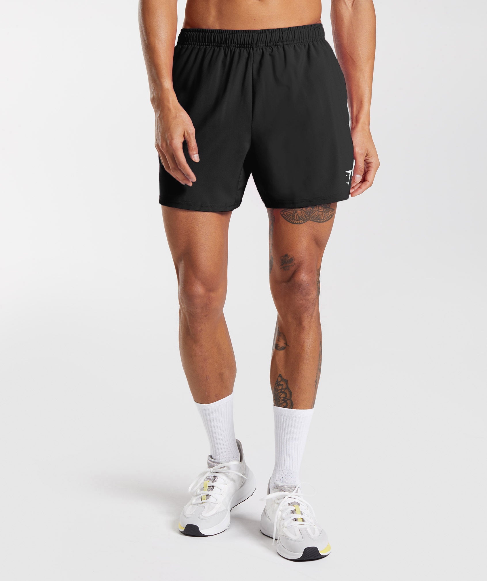MUSCLE ALIVE – Shorts de Fitness pour hommes, avec poches, entrejambe de 3  pouces, en coton, bas courts, musculation, pantalons courts, entraînement  décontracté
