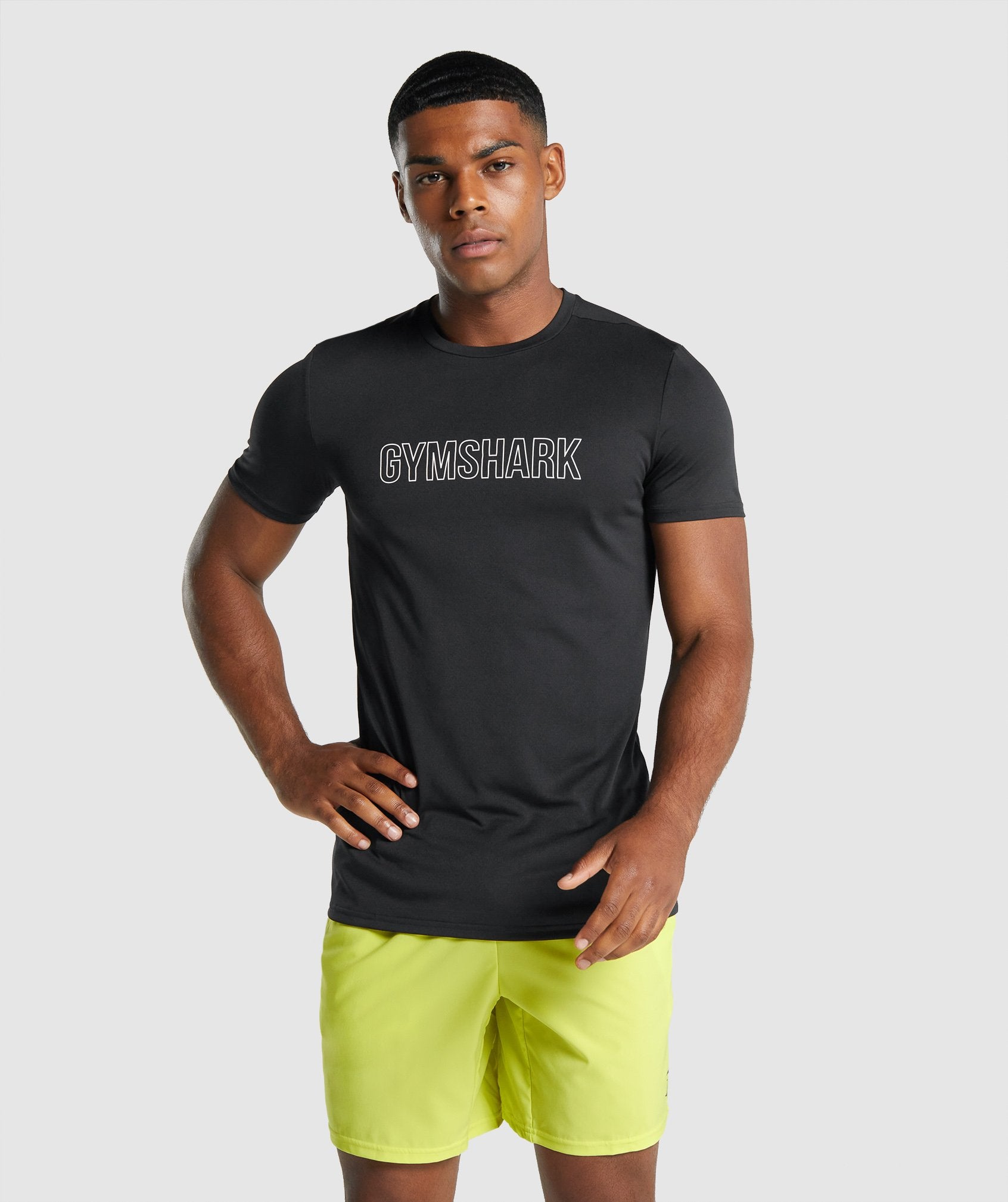 Gymshark Arrival Graphic T-Shirt - Black