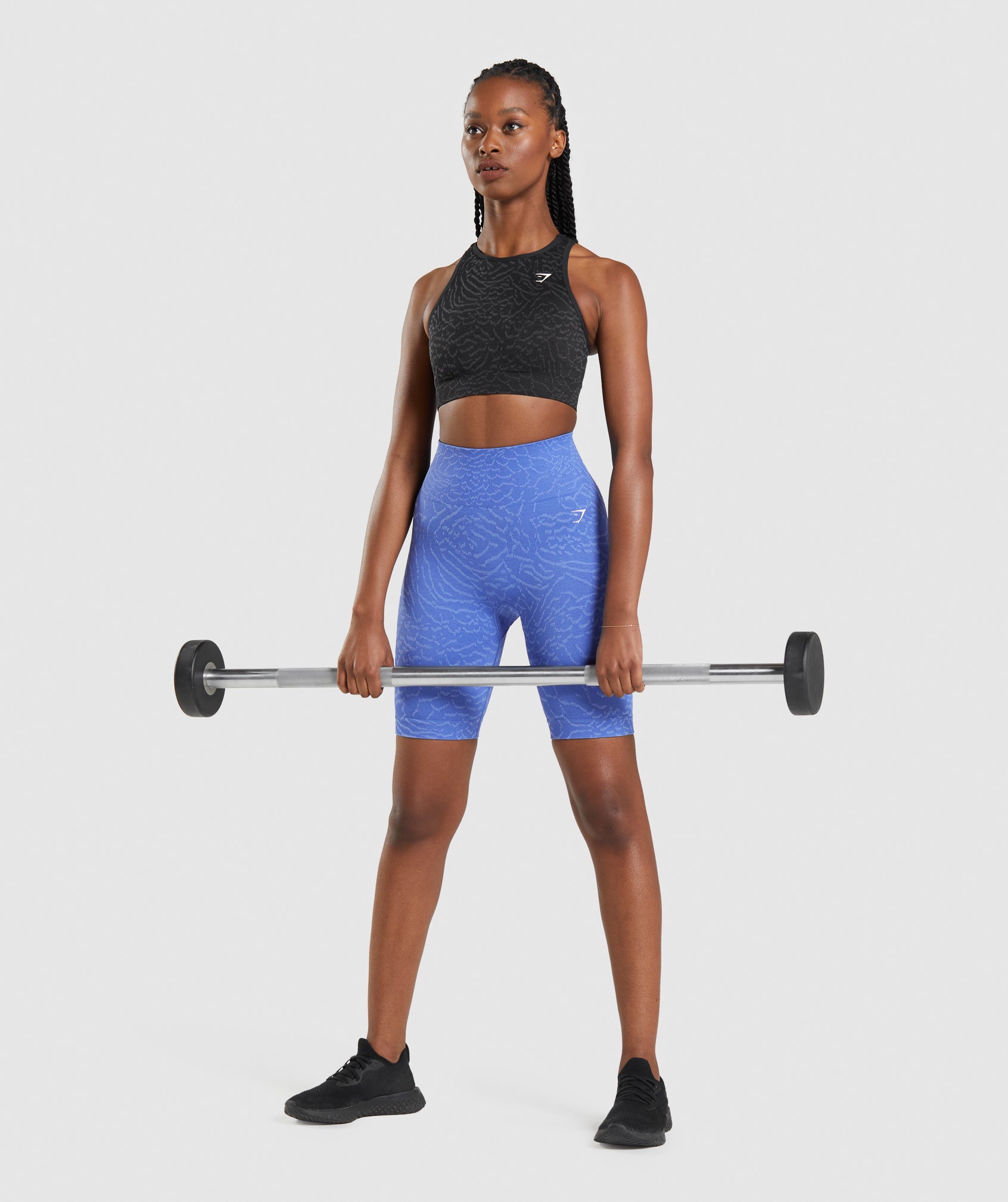 Adapt Animal Seamless Cycling Shorts in Court Blue - view 5