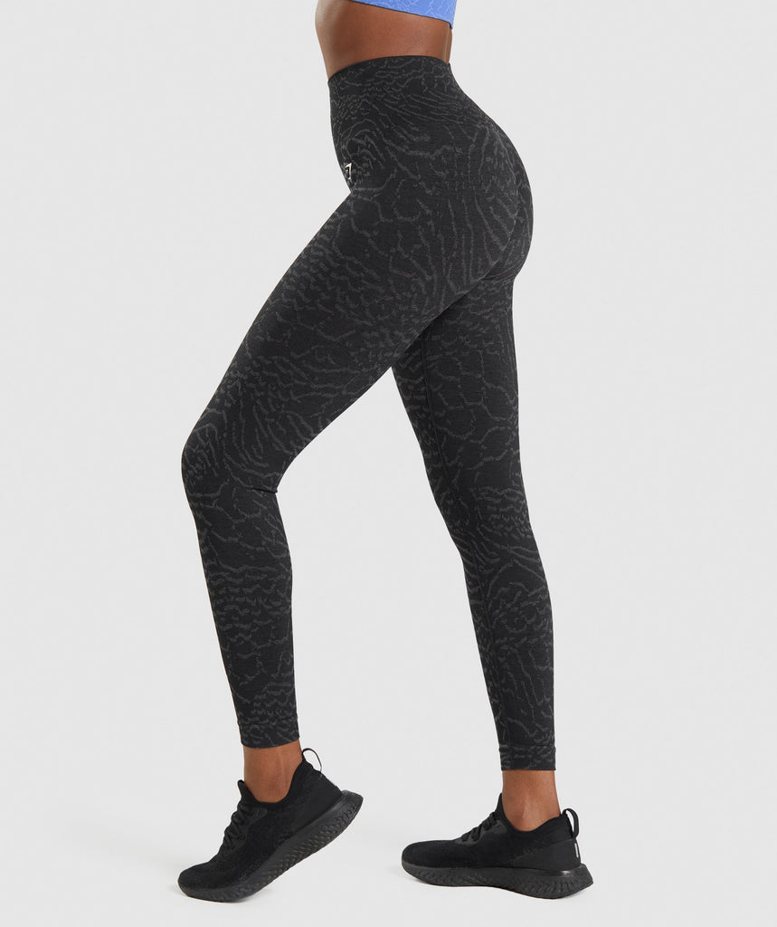 Gymshark Adapt Animal Seamless Leggings - Black | Gymshark