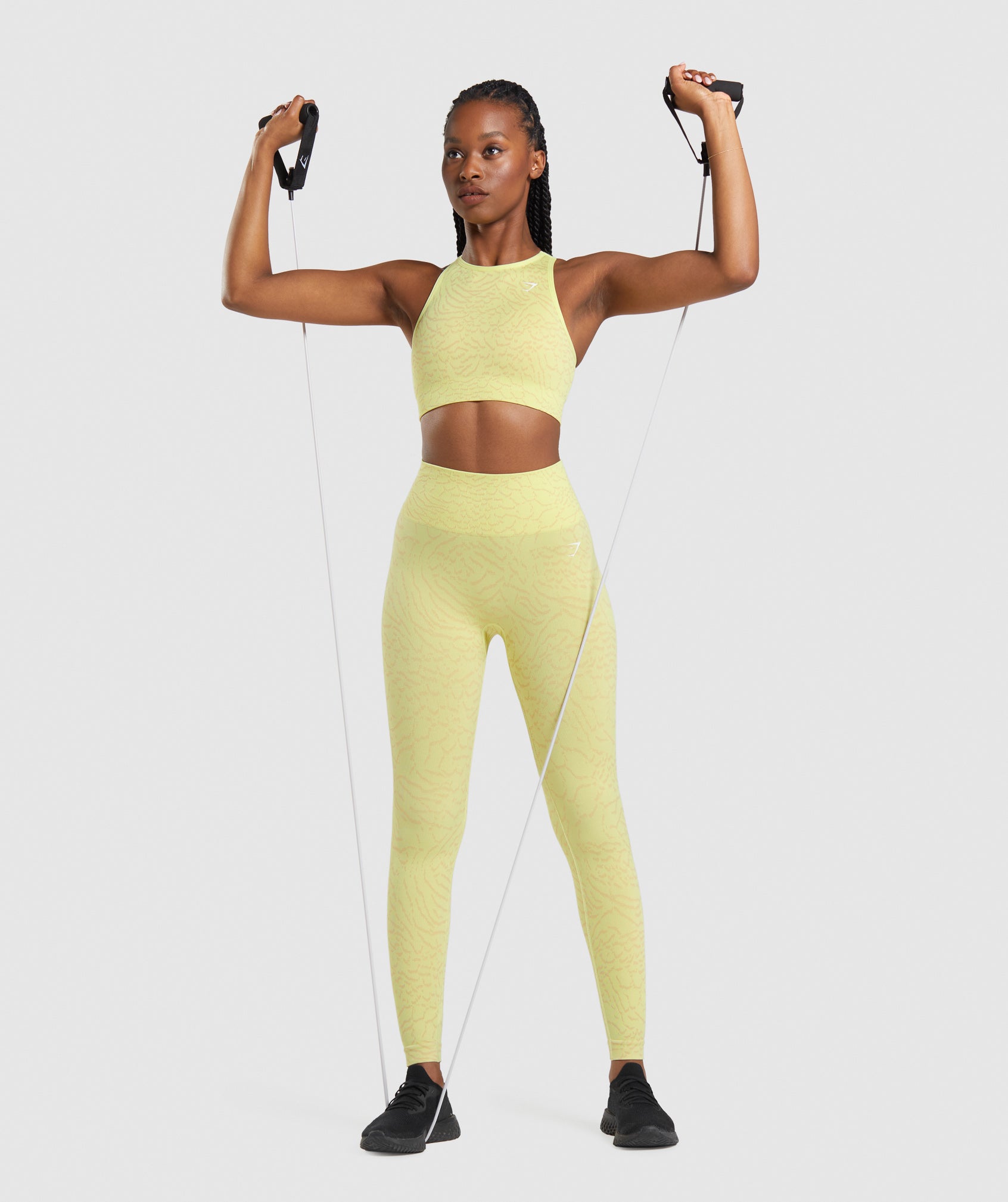 Buy Gymshark women sportswear ft tights leggings yellow Online