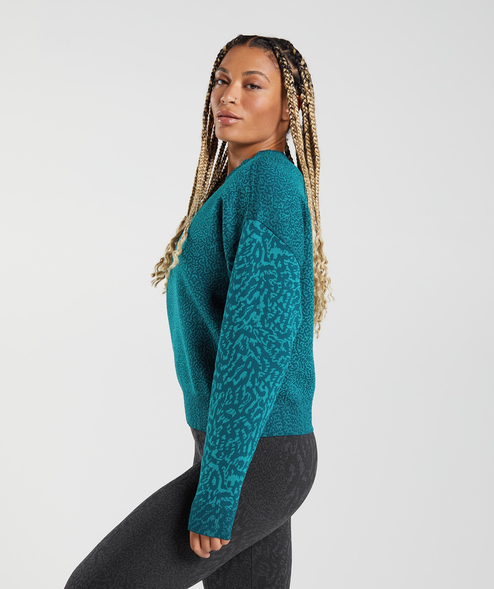 Adapt Animal Sweatshirt in Reef | Winter Teal - view 3