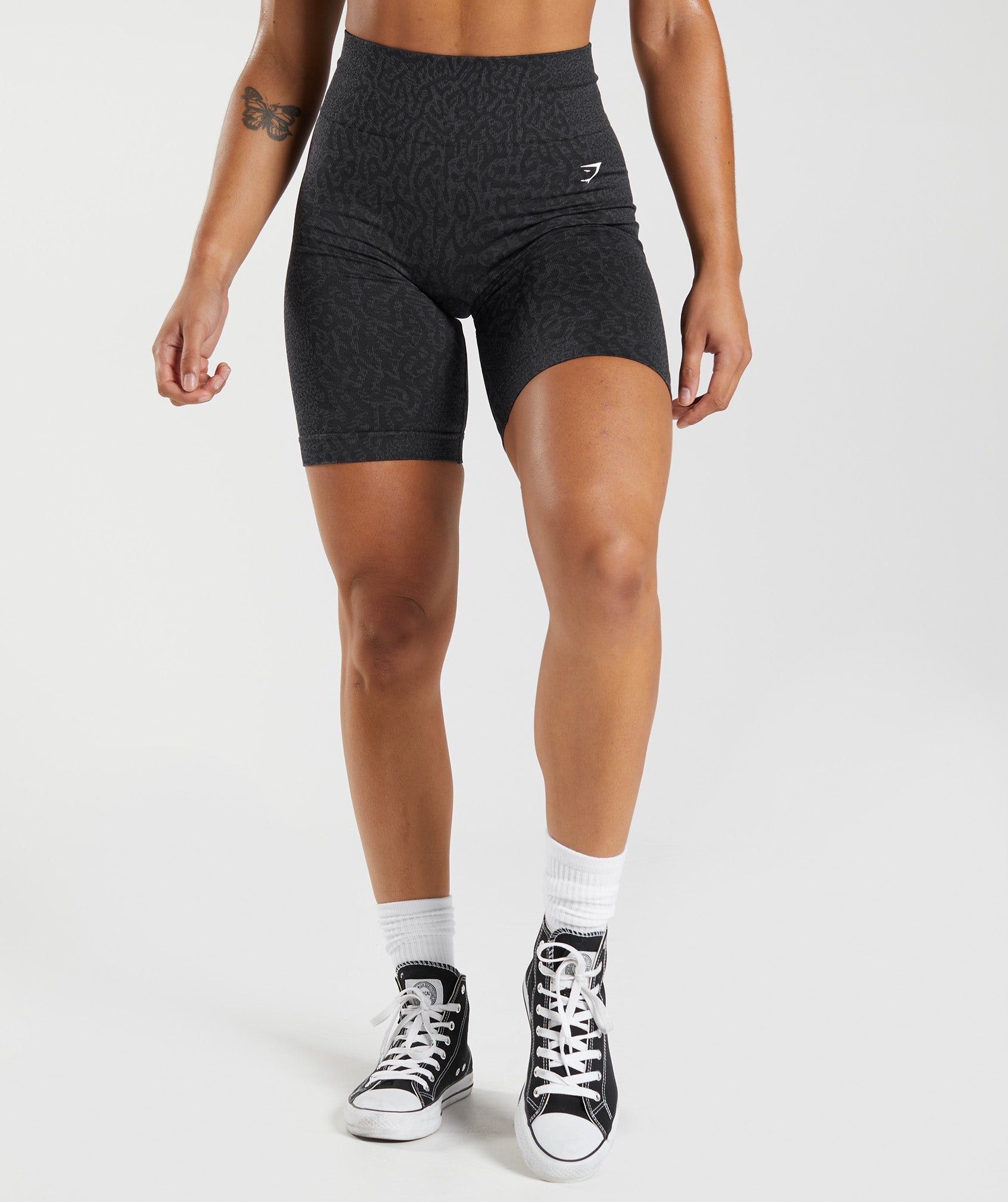 Adapt Animal Seamless Cycling Shorts in Reef |  Black - view 1