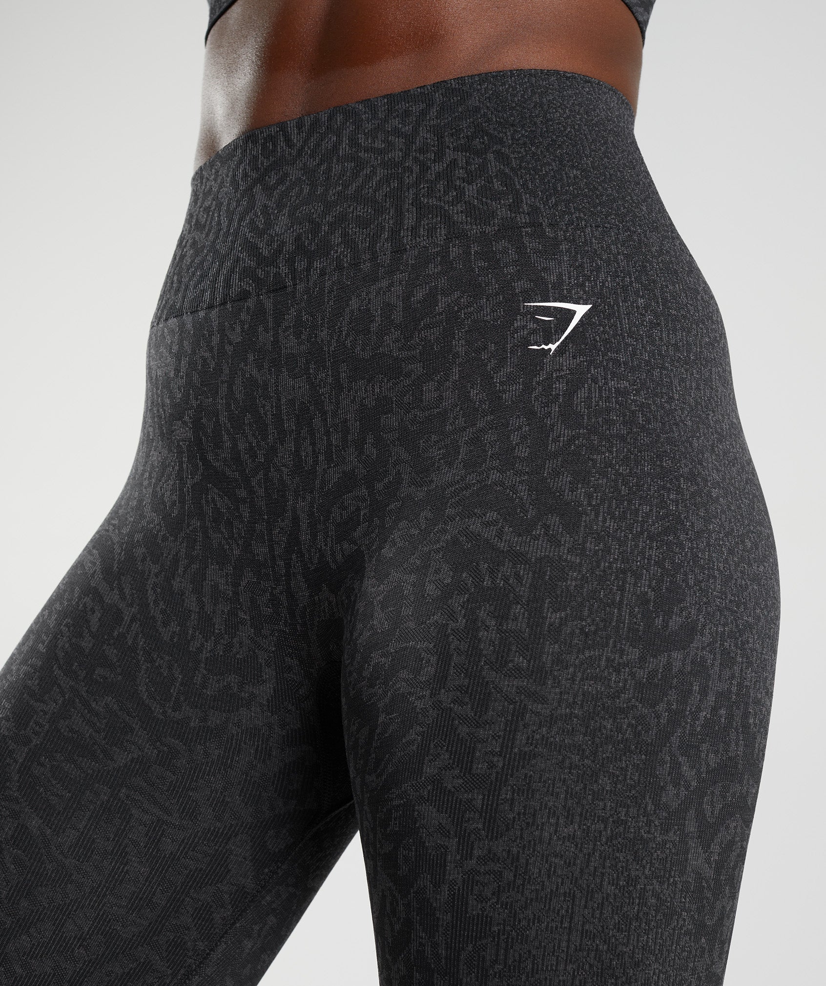 Gymshark - Gymshark Apex Seamless Leggings - Black/Grey on