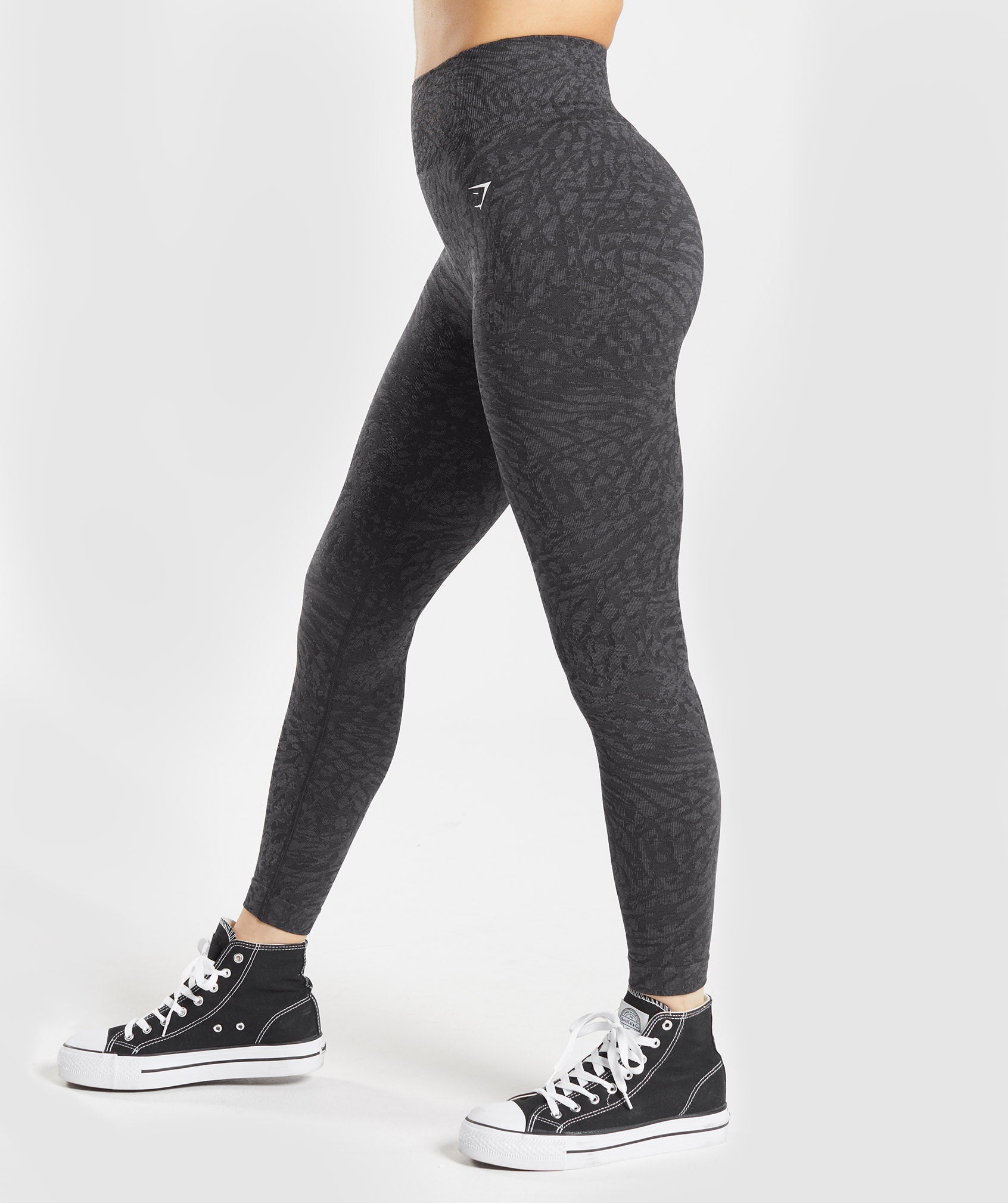 Gymshark ADAPT OMBRE SEAMLESS LEGGINGS Black Size M - $50 New With