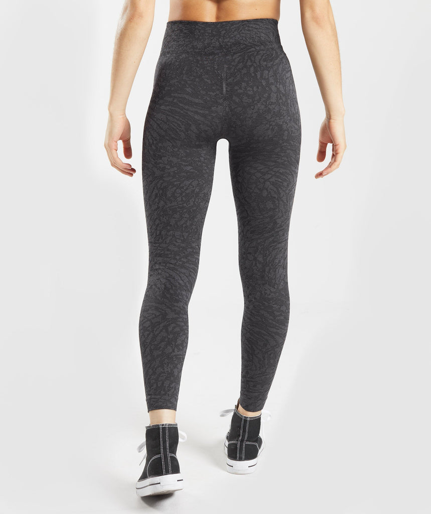 Gymshark Adapt Animal Seamless Leggings - Wild | Black | Gymshark