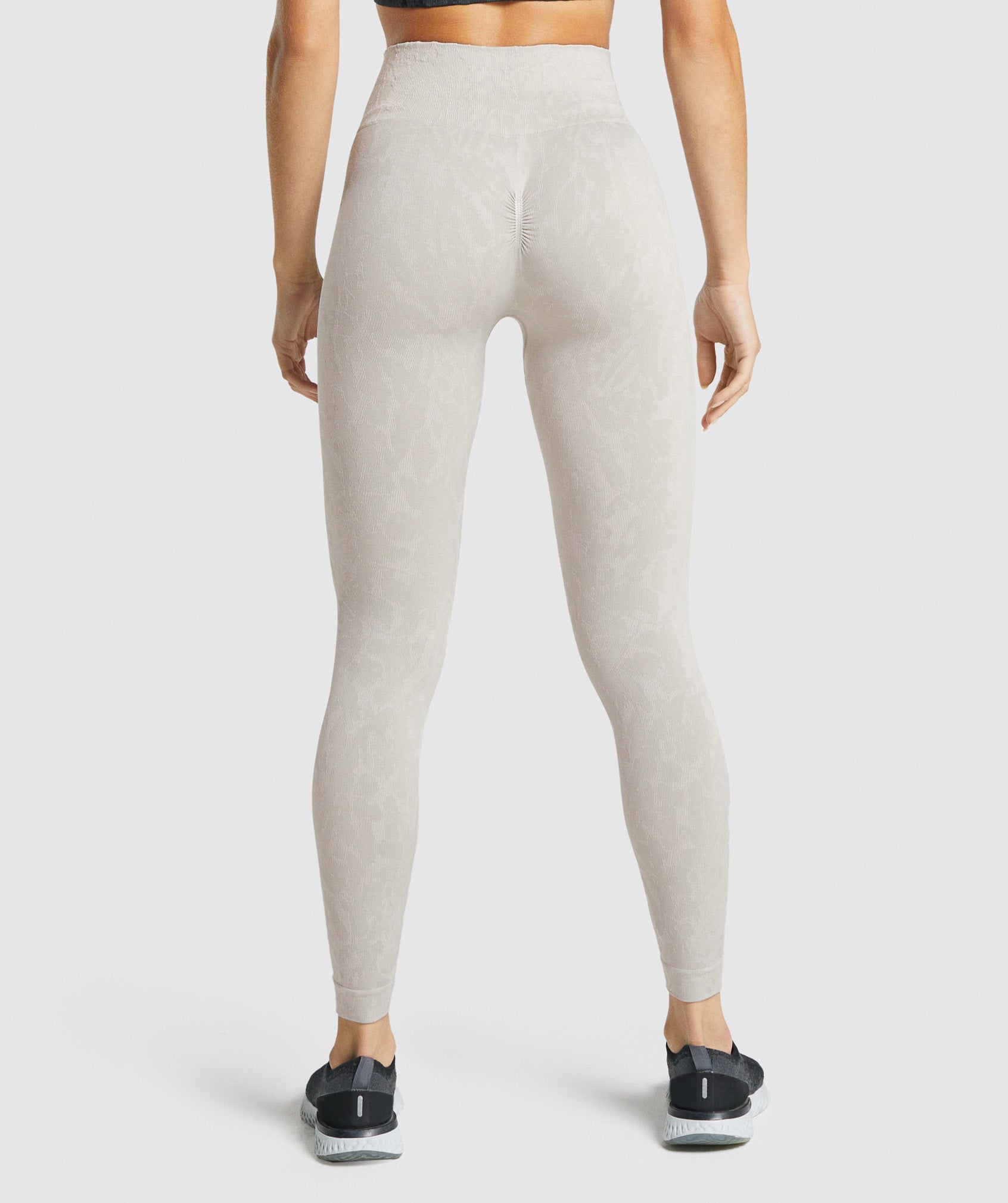 Gymshark Adapt Animal Seamless Leggings - Butterfly, Grey