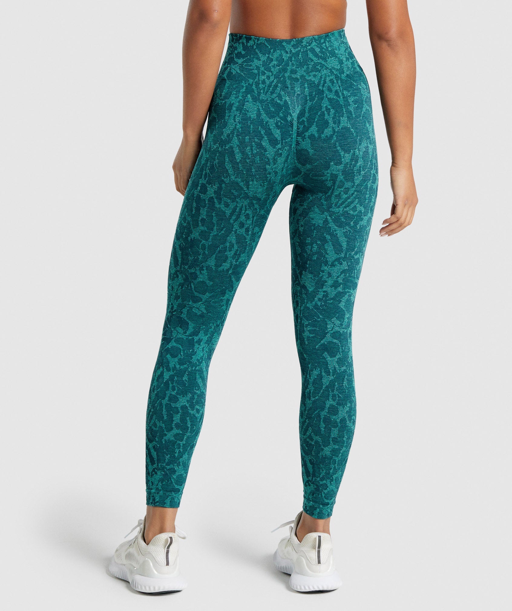 Gymshark Adapt Animal Seamless Leggings - Butterfly | Teal | Gymshark