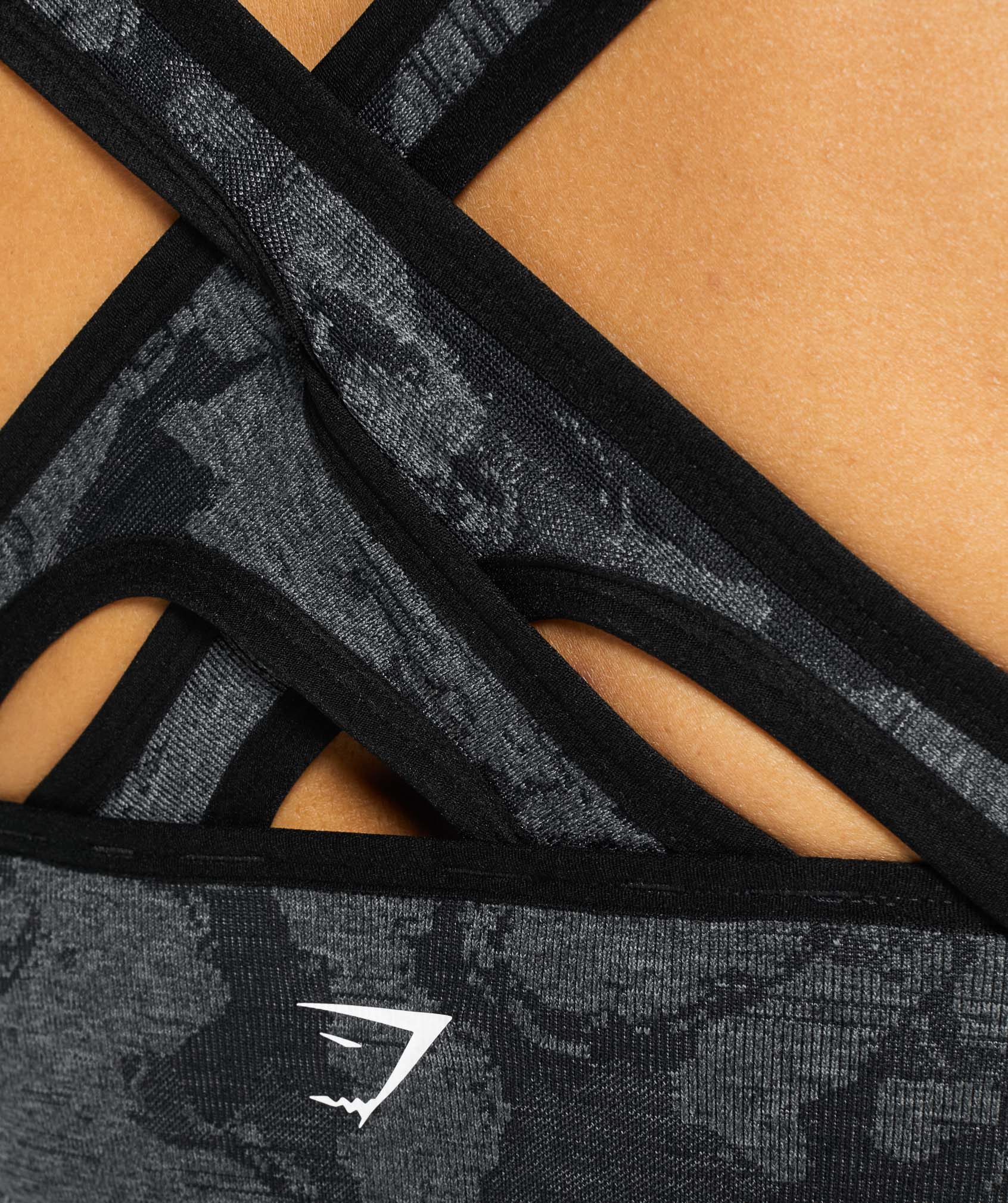 Adapt Camo Seamless Sports Bra in Black - view 5